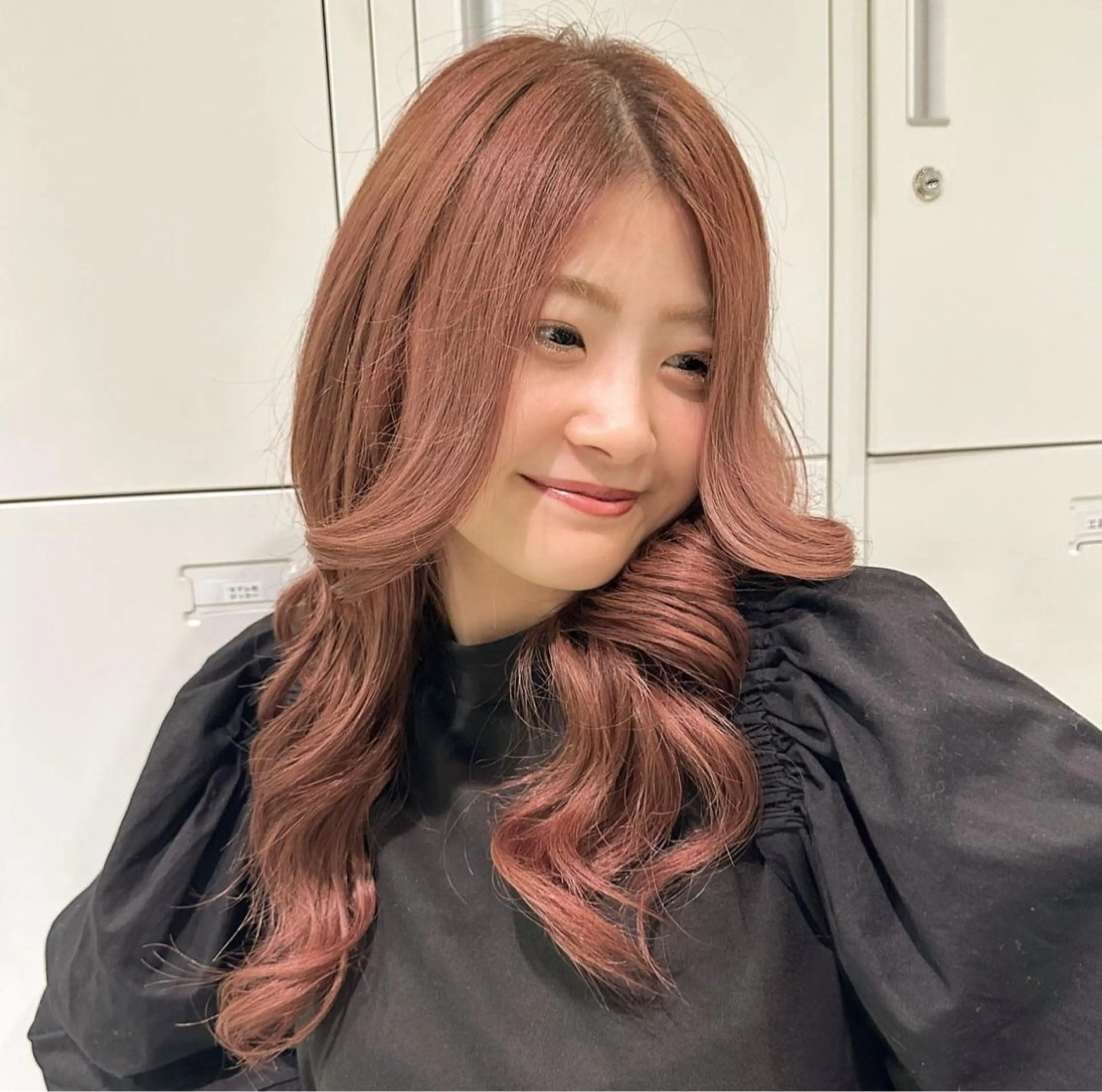 ロング カラー Haruka 🎀暖色カラーのヘアスタイル