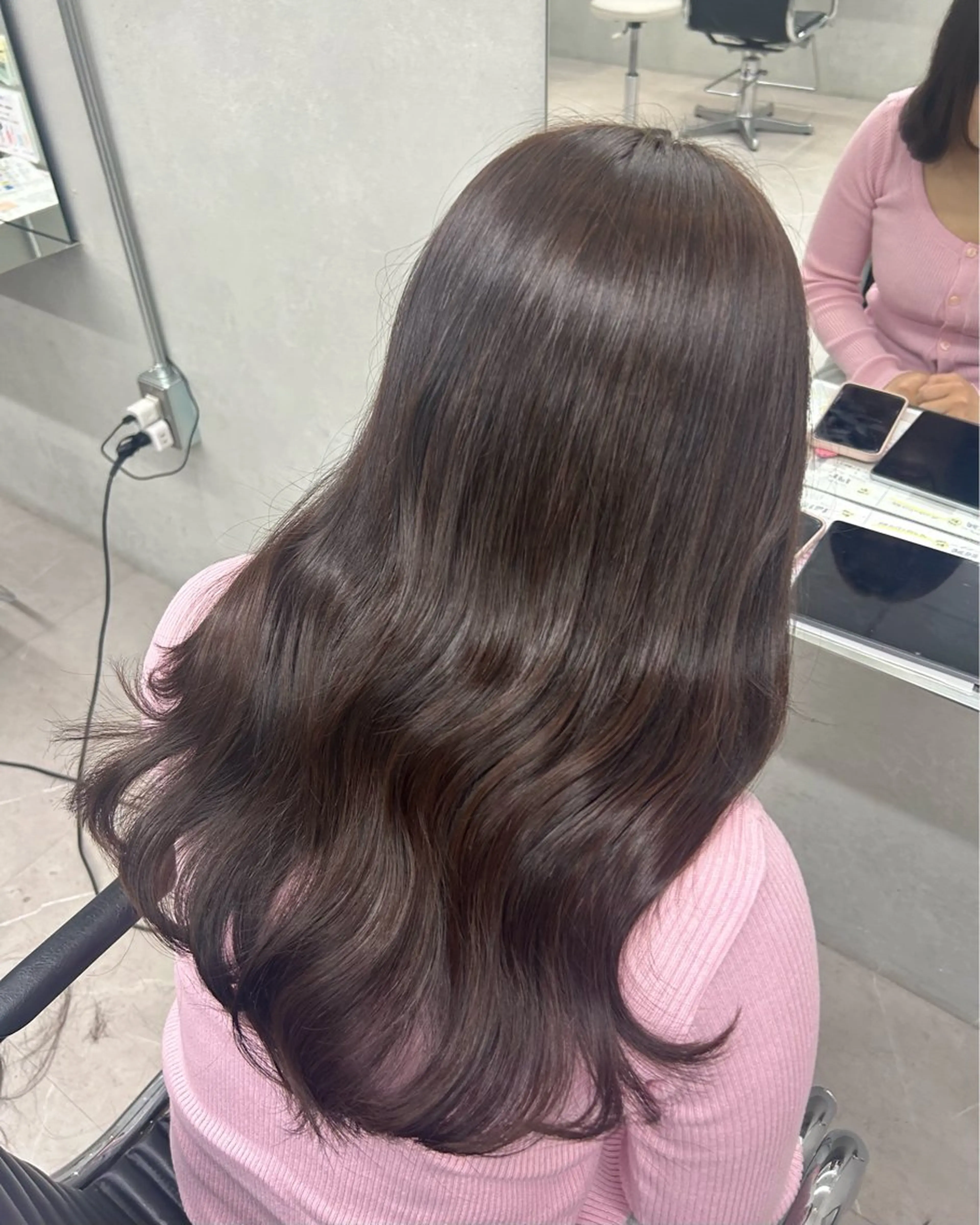 ロング カラー カット ヘアカラー IO イオリのヘアスタイル