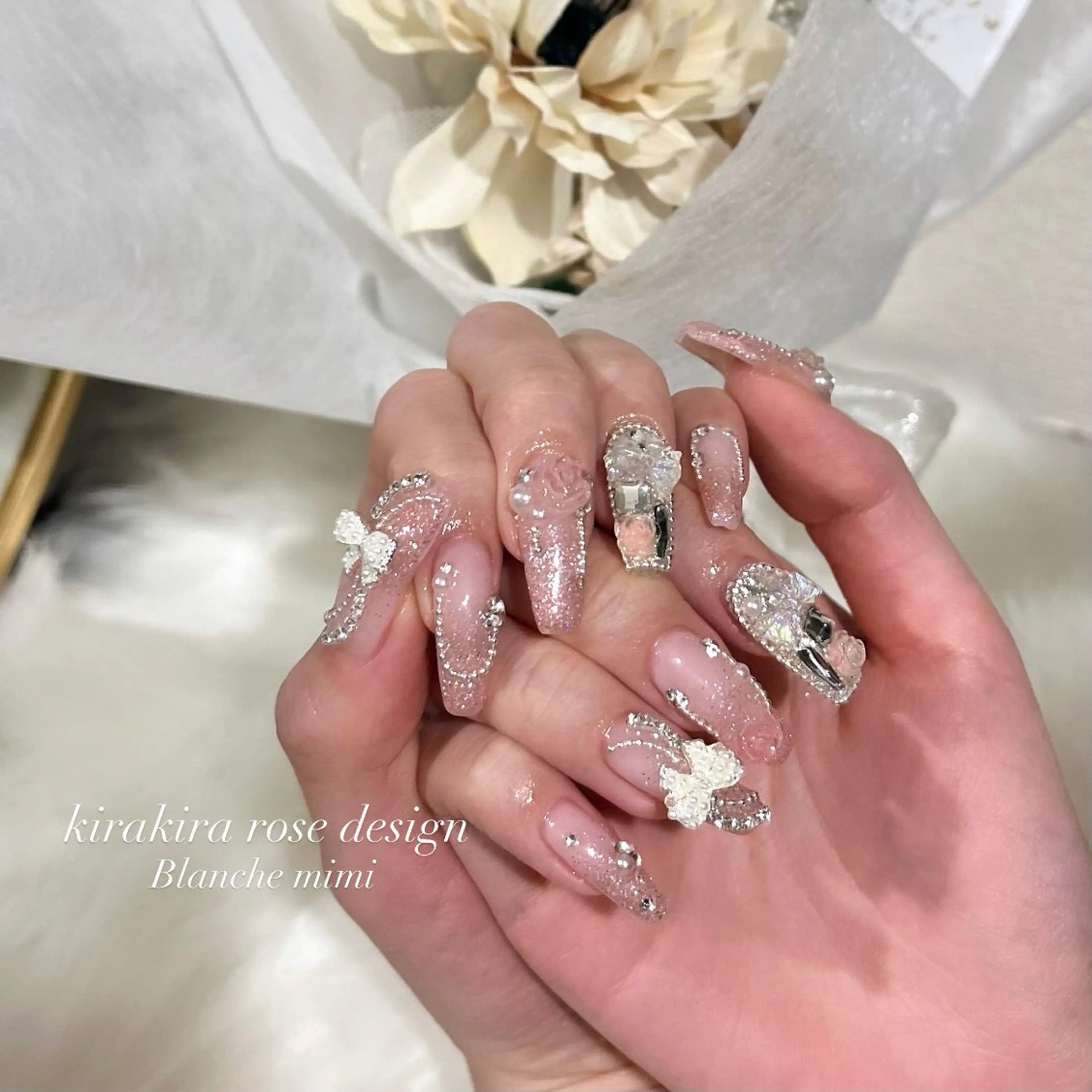 ネイル ハンドネイル Blanche mimi.u_aのネイルデザイン