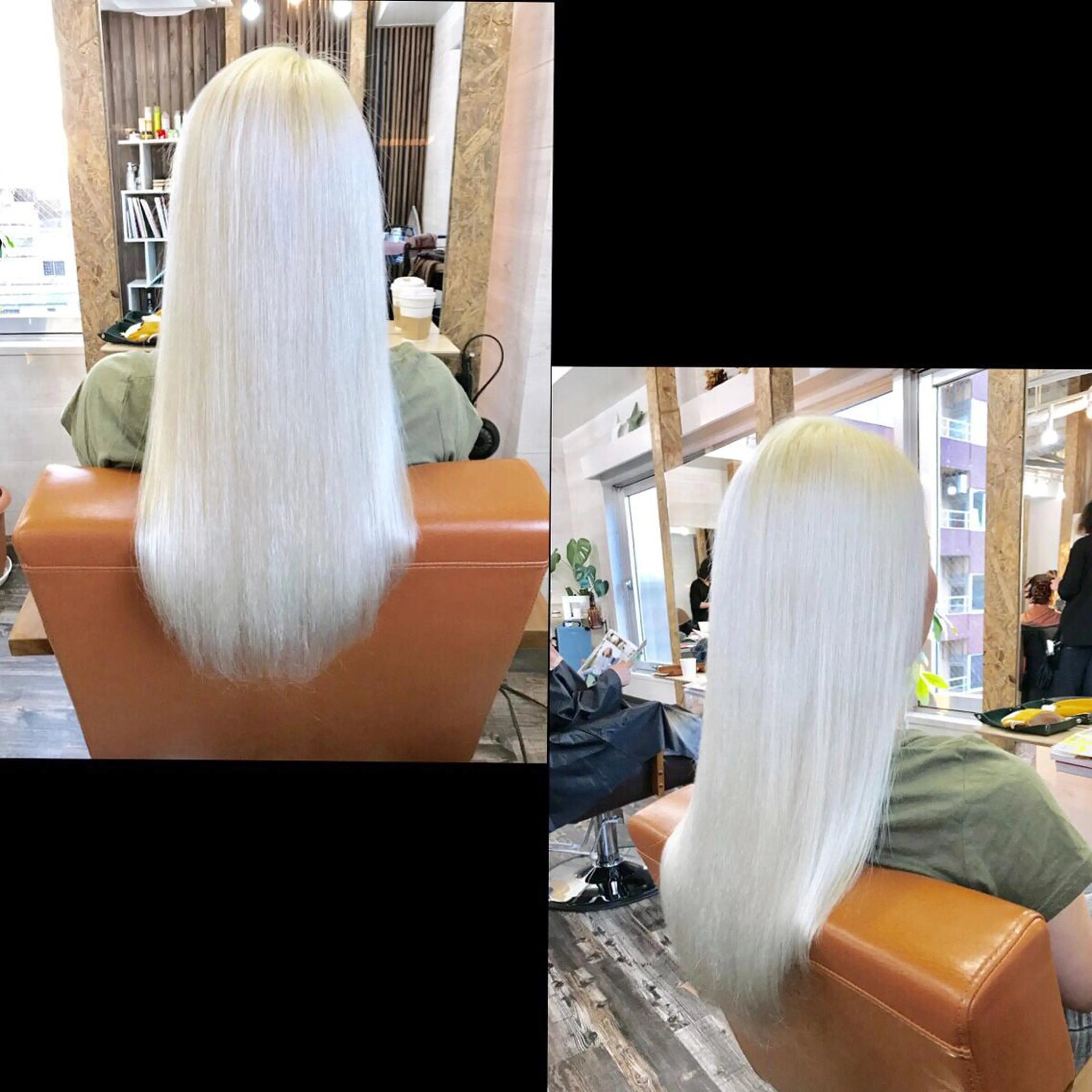 ロング カラー ヘアカラー ✯カラー&編み込み エクステ✯池田智博✯のヘアスタイル