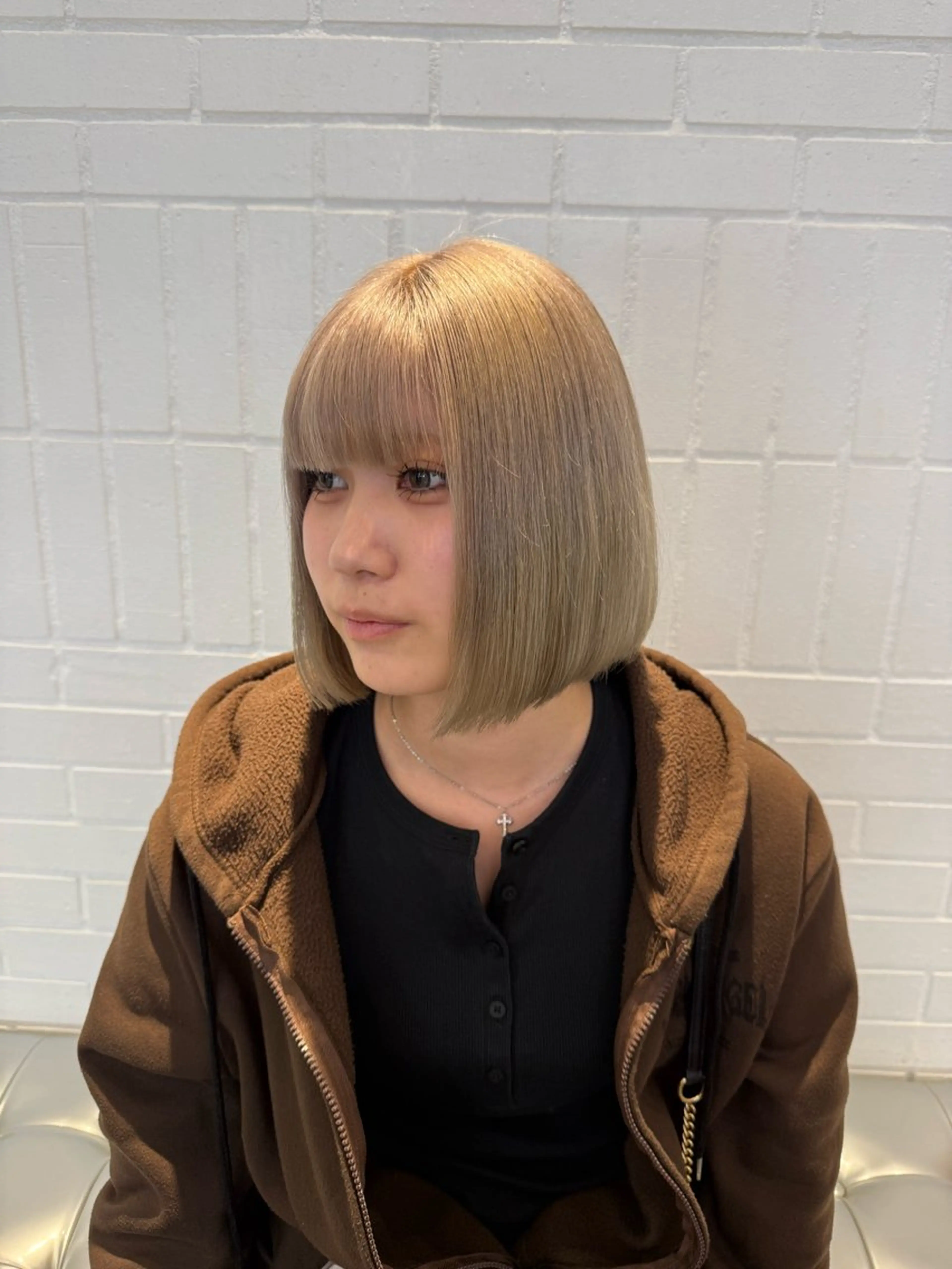 ショート カラー ヘアアレンジ 海外/ハイトーン🪽 ☯️ami☯️のヘアスタイル