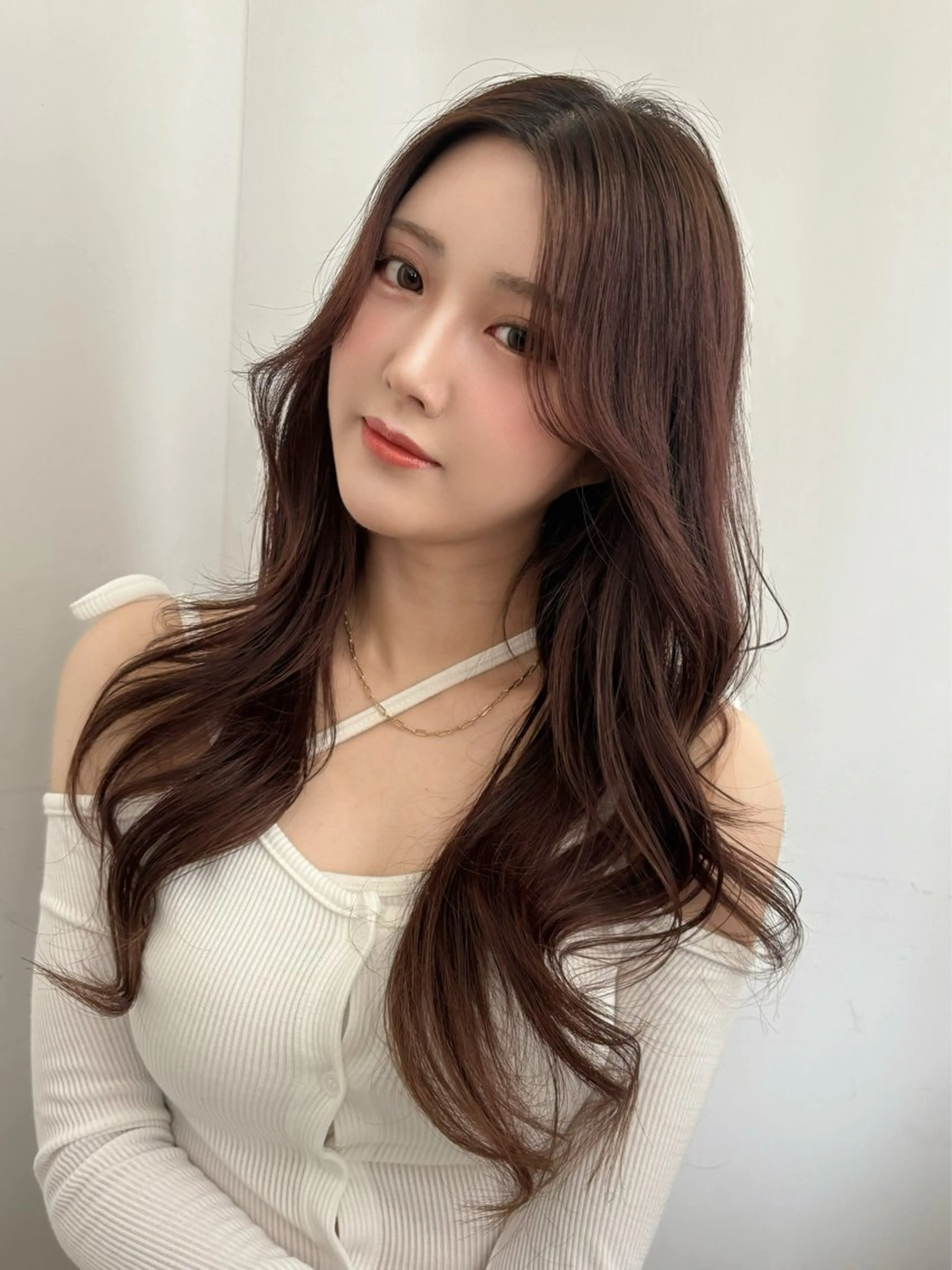 ロング カット ゆるふわパーマ🌼 アレンジ🌼リョウカのヘアスタイル