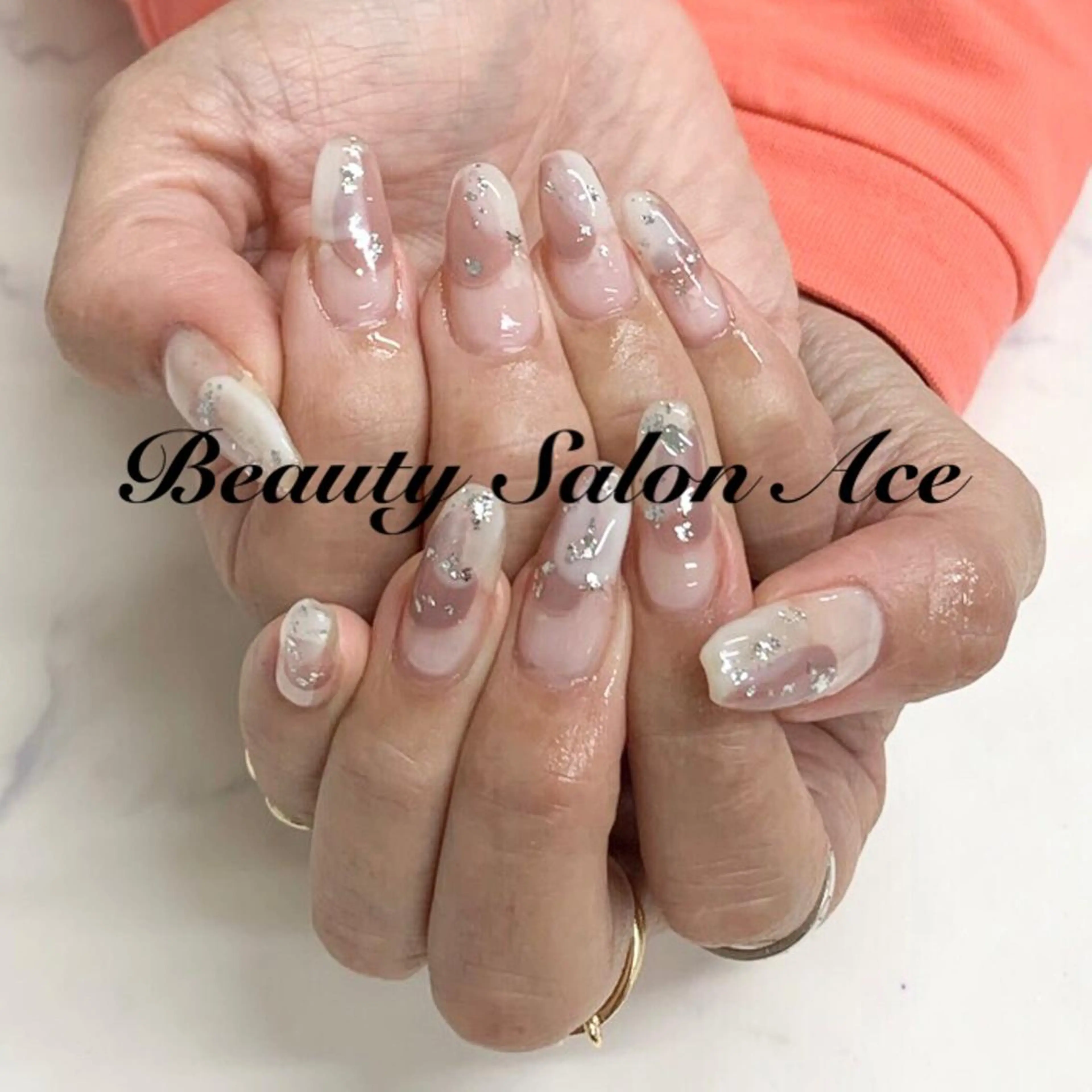 ネイル アートネイル 長さ出し ジェルネイル メンズネイル ニュアンスネイル Beauty Salon Ace（ネイルサロン　エース）所属・池袋フィルイン Ace♡Nailのネイルデザイン