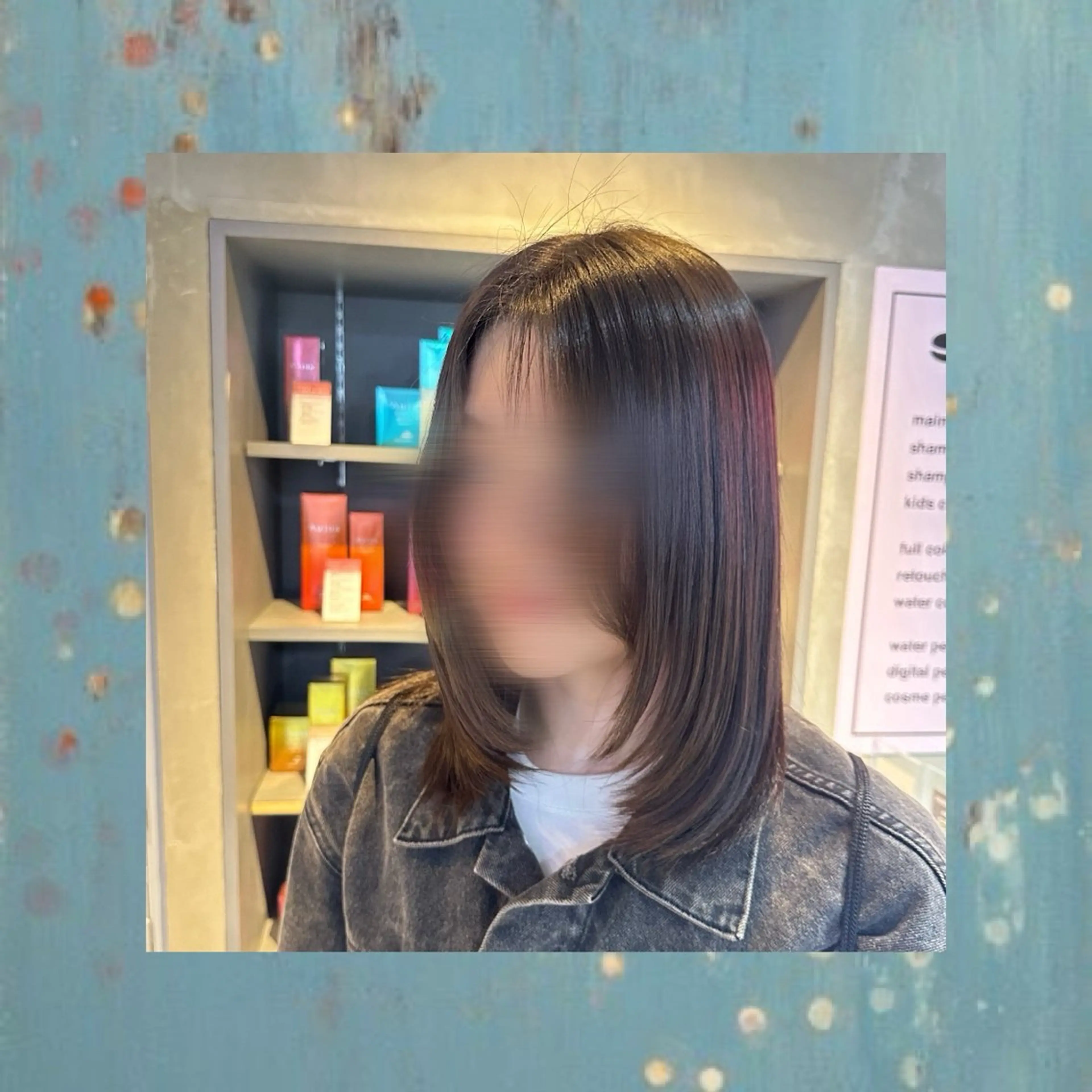 ミディアム 顔周りカット レイヤーカット ローレイヤー 🐈‍⬛ 桐弓🐾⭐︎のヘアスタイル