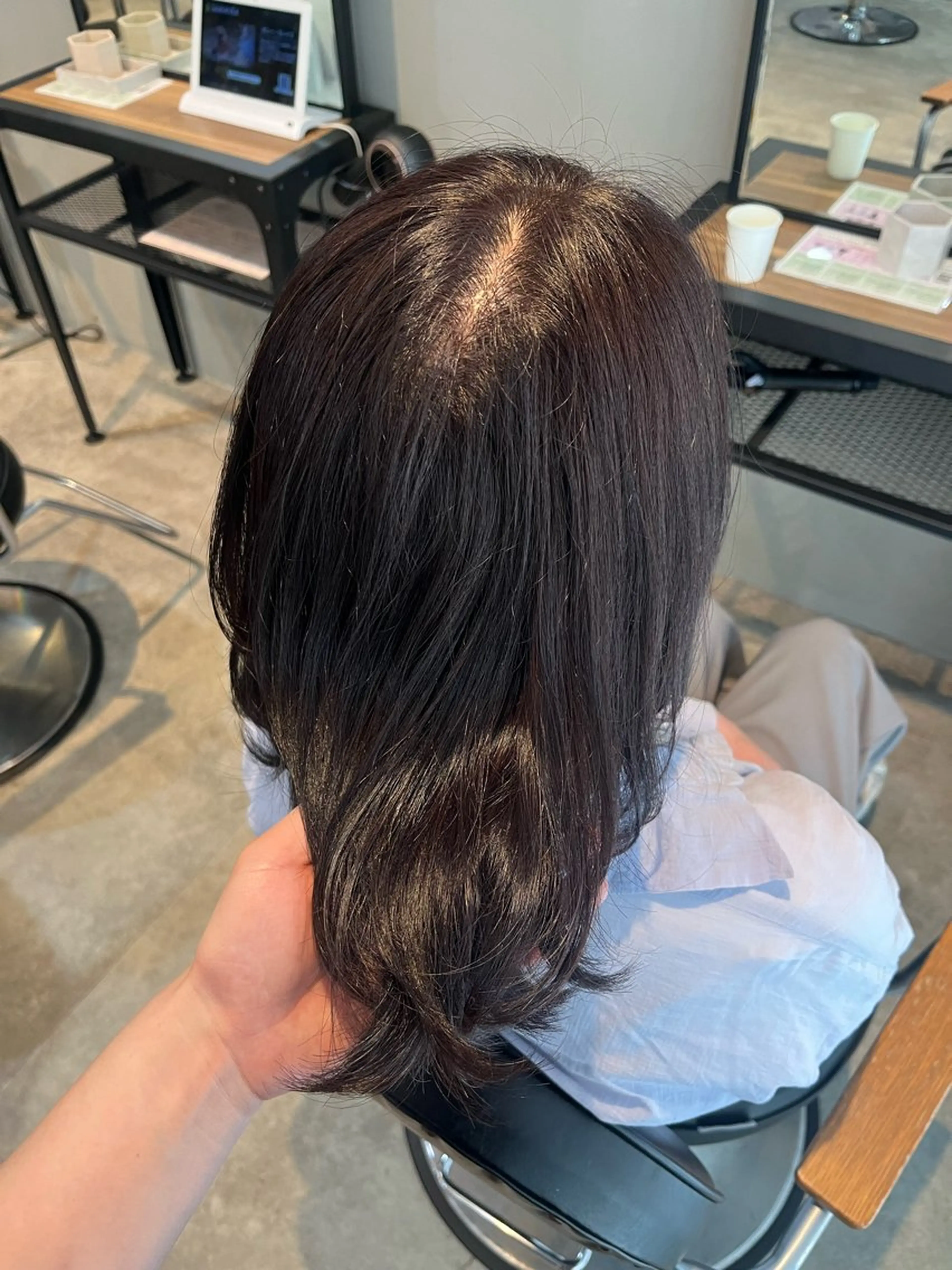 カラー ブラウンカラー ヘアカラー 西 こゆきのヘアスタイル