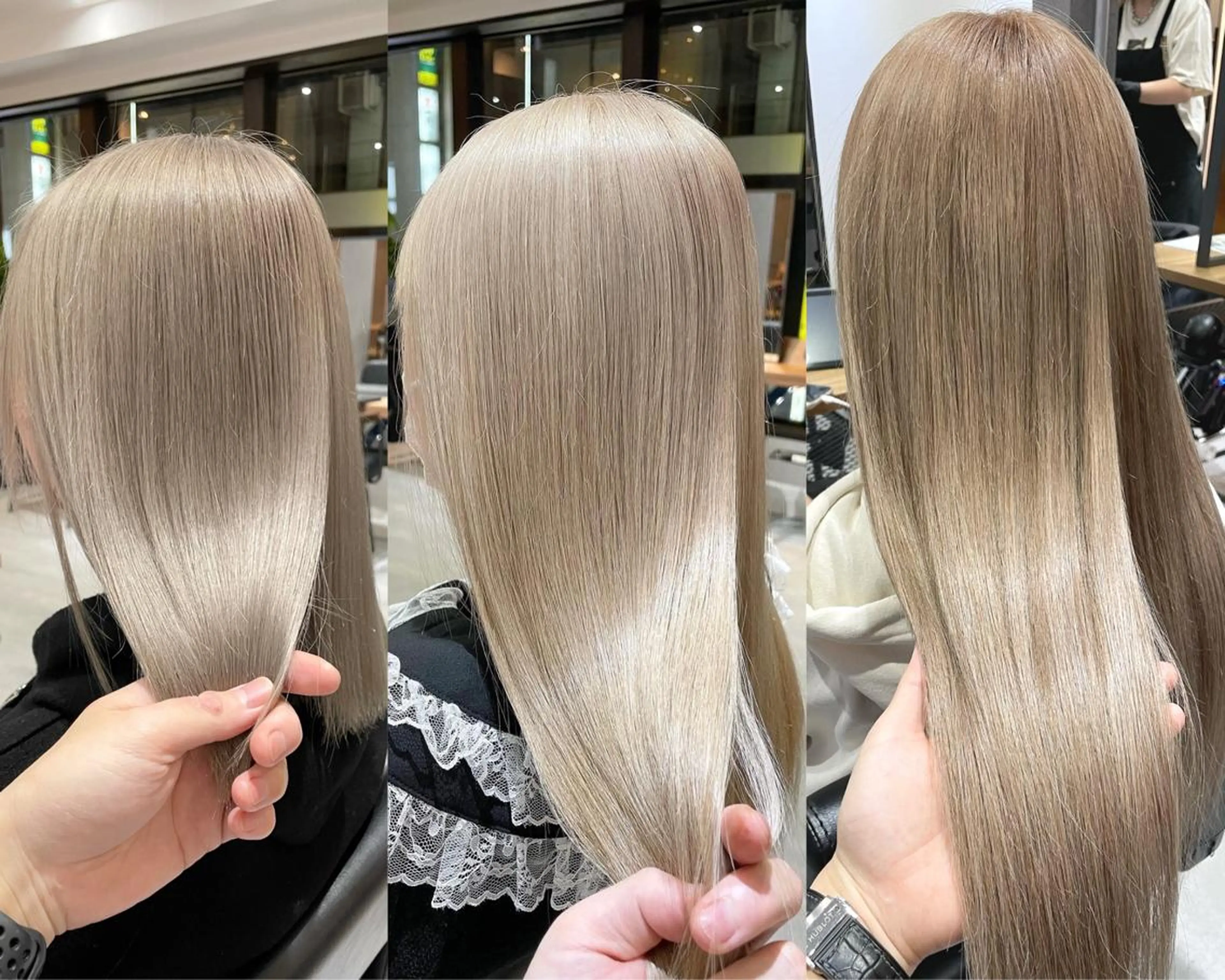 【色落ち後に】ケアカラー＋髪質改善トリートメント💓の写真