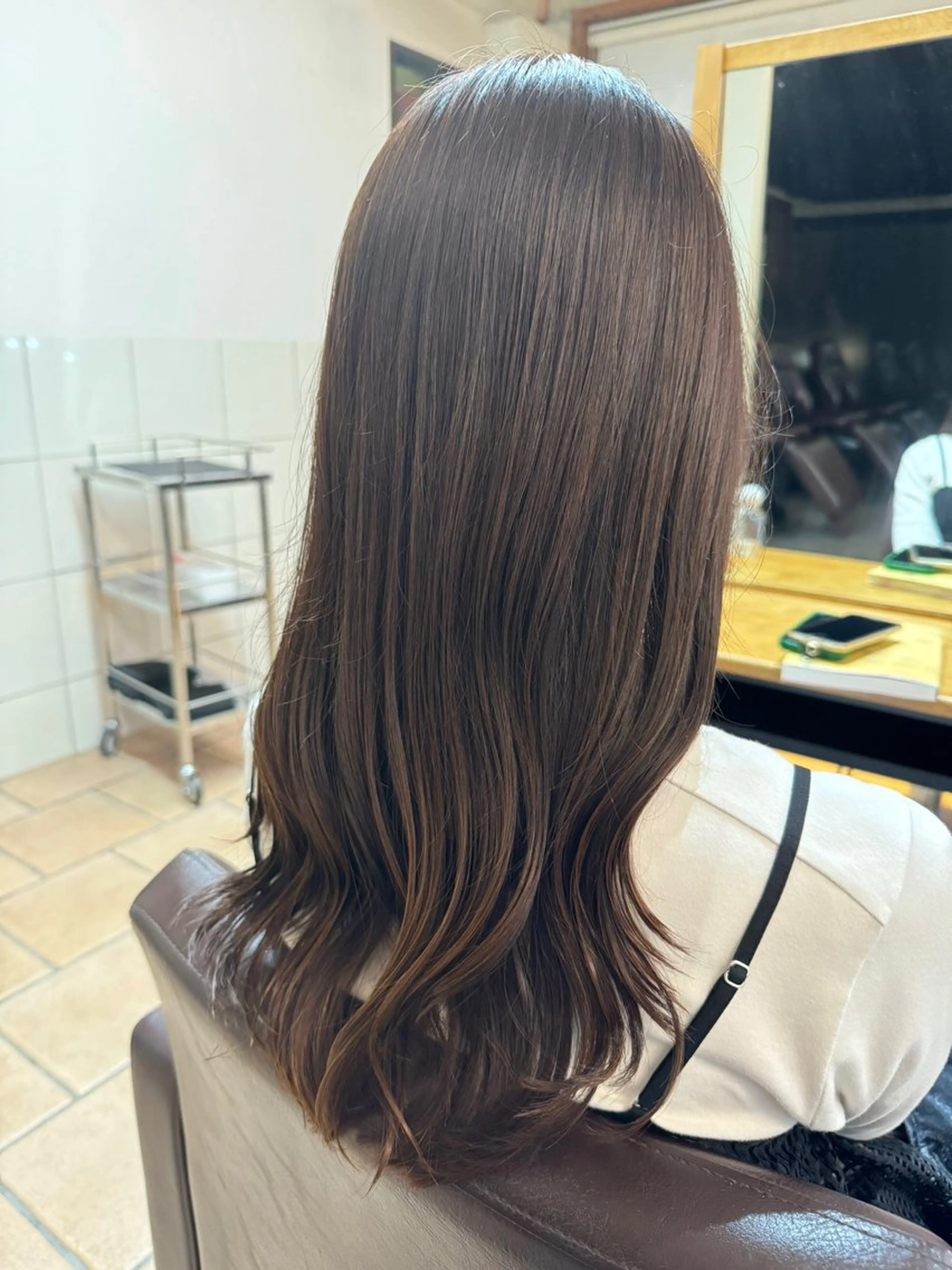 ロング カラー 菅野 美咲のヘアスタイル