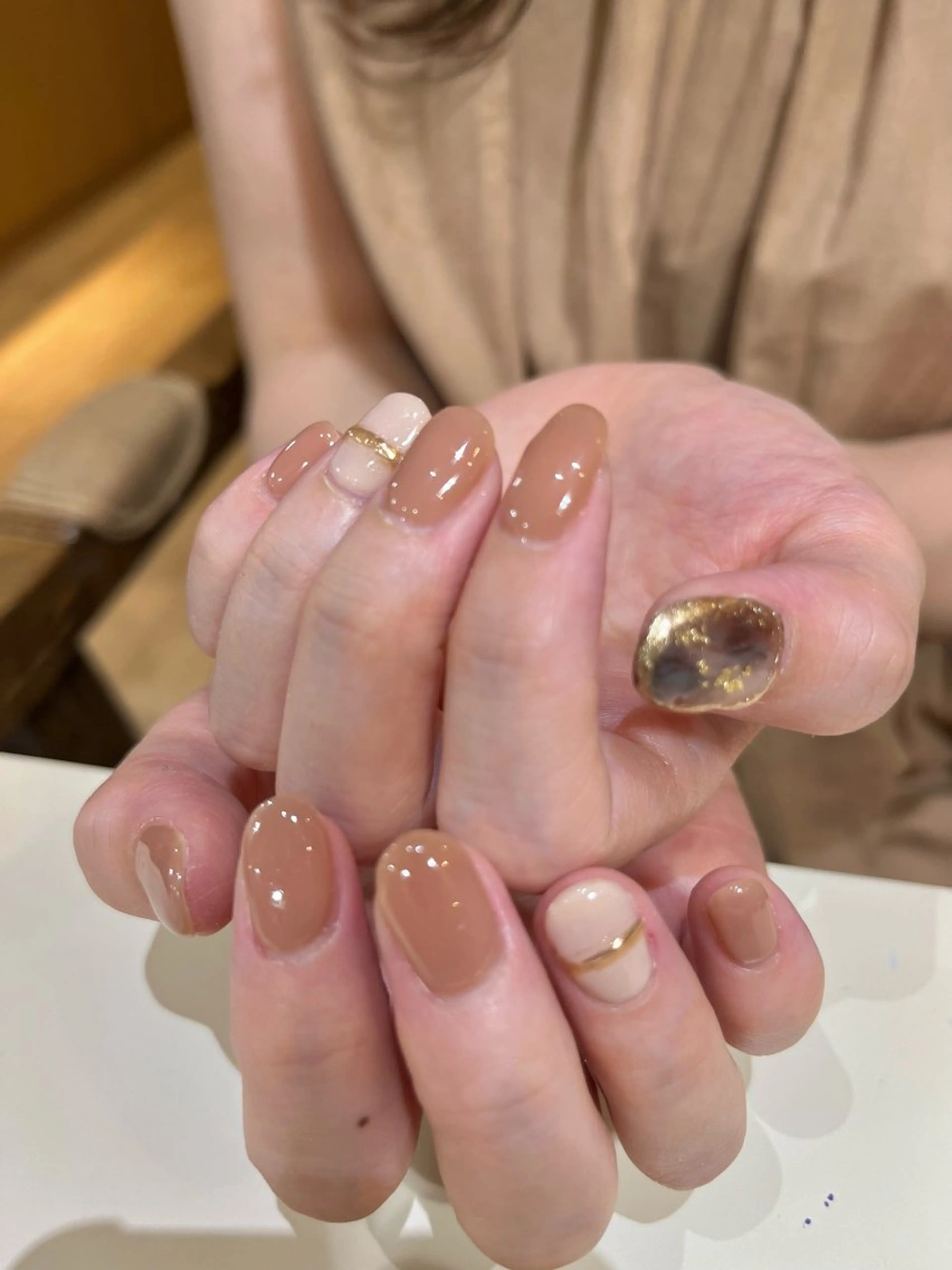 ネイル ニュアンスネイル フォルチェ博多店 細田のネイルデザイン