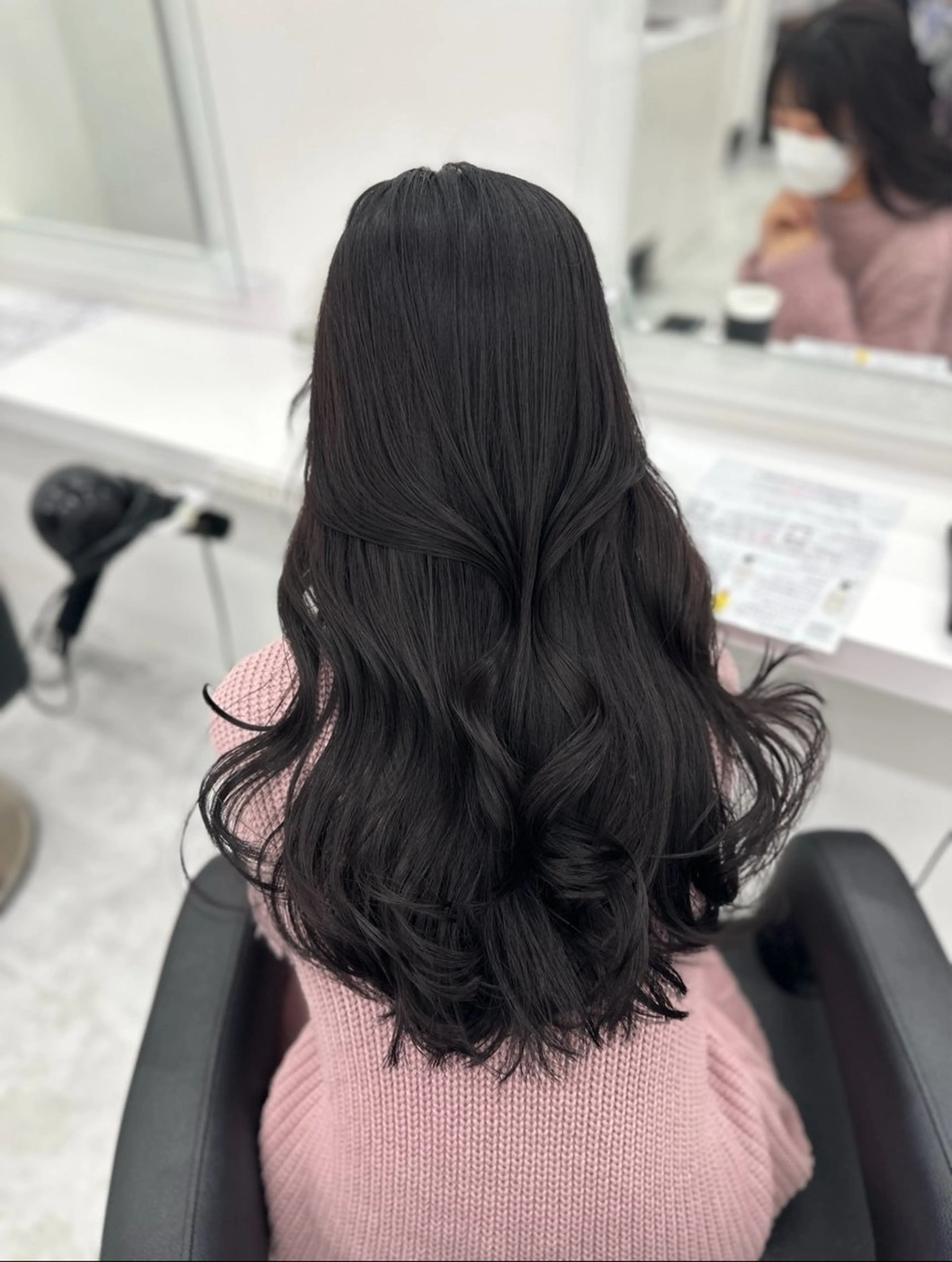 ロング カラー パーマ ヘアアレンジ メンズ キッズ ♥️韓国ヘア レイヤー♥️ゆりのヘアスタイル