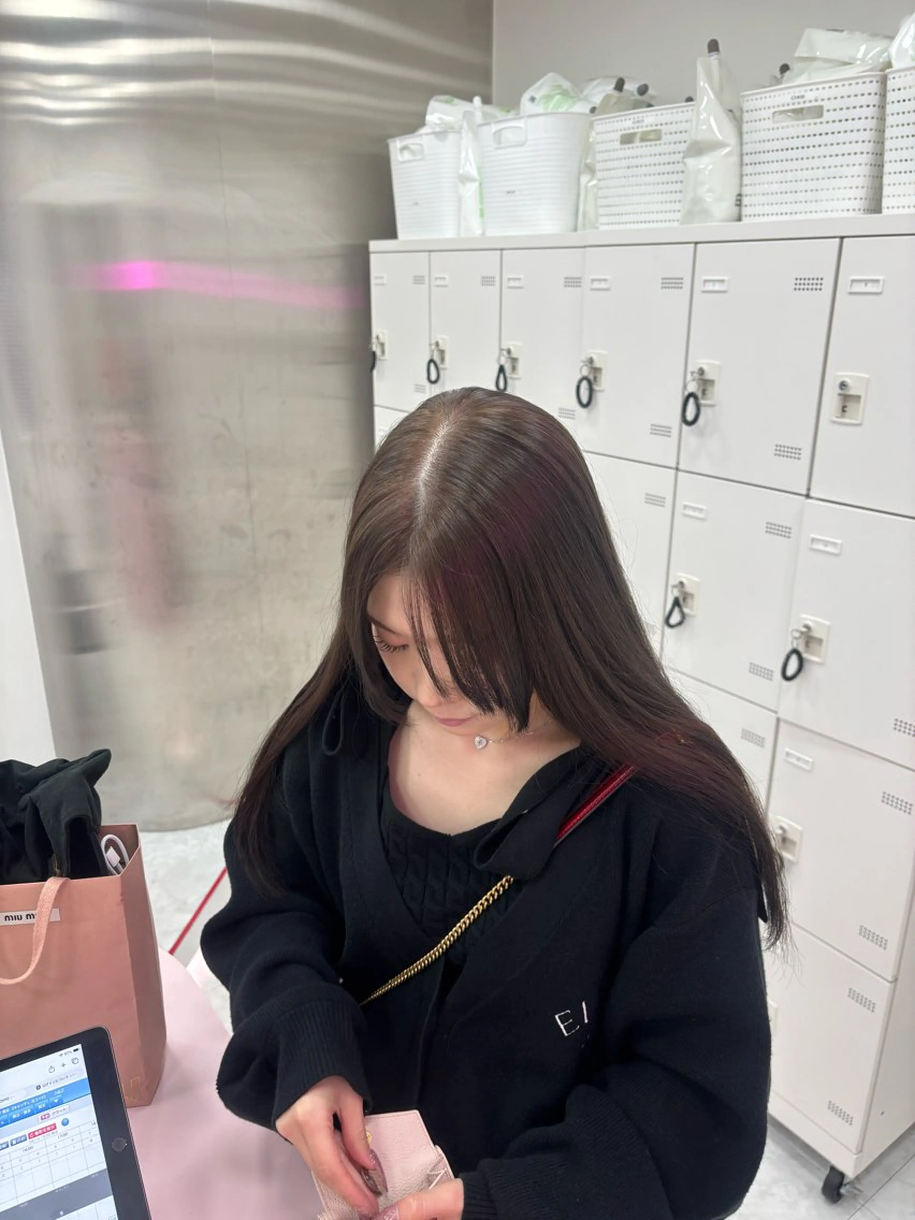 カラー ヘアカラー トリートメント かわいい艶髪🤍 れいな🤍のヘアスタイル