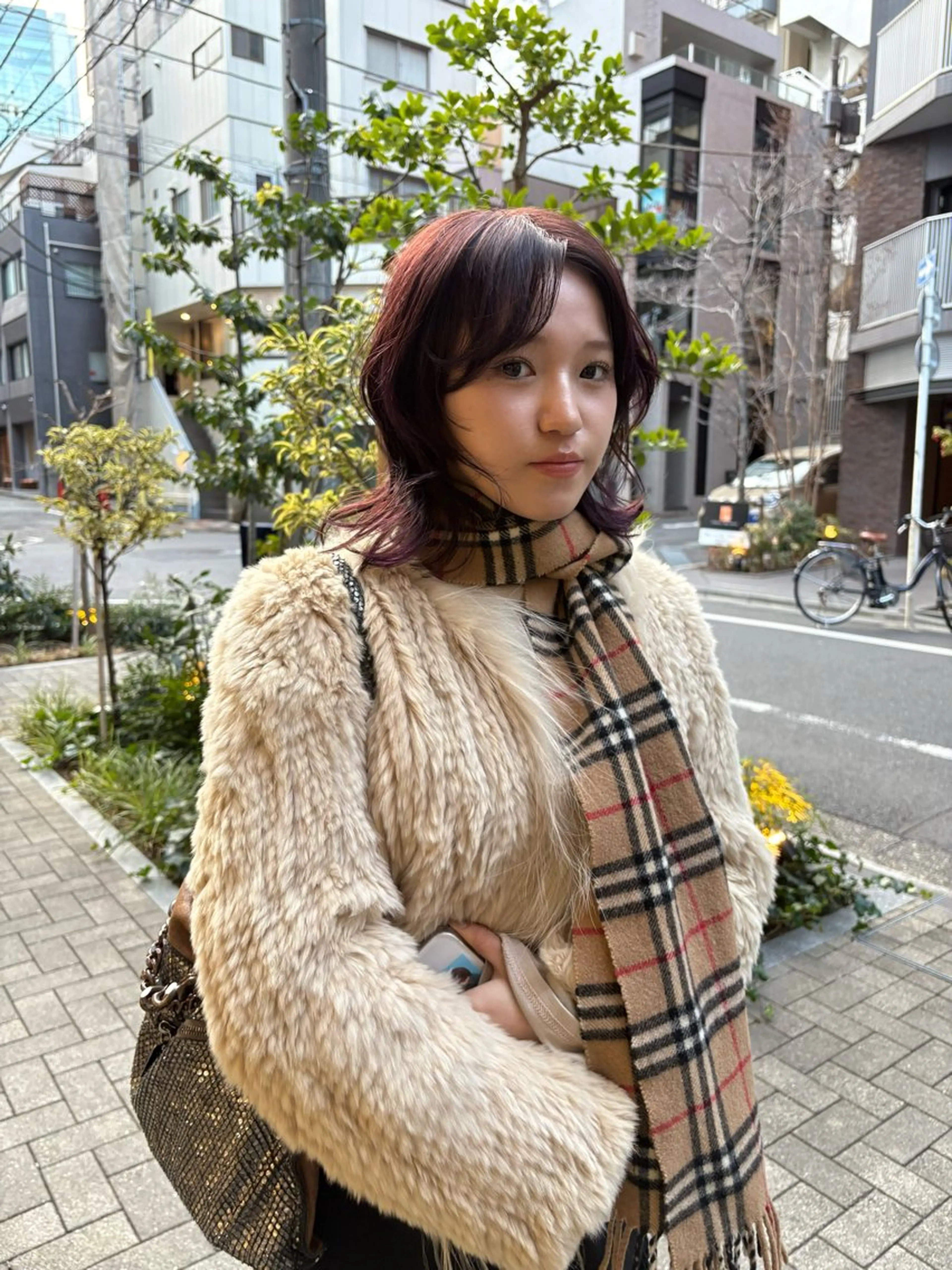 ミディアム カラー カット ヘアカラー eri kinjoのヘアスタイル