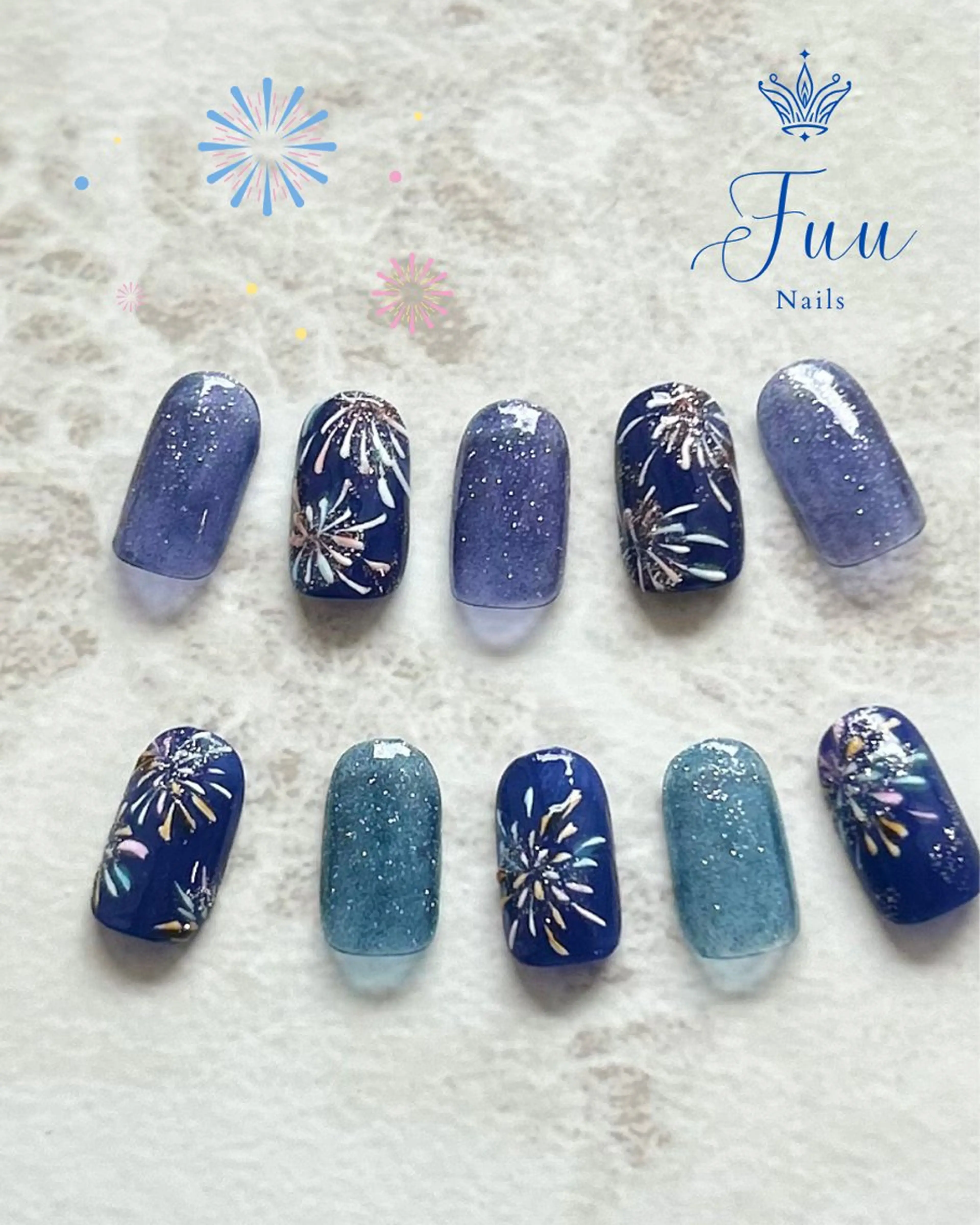 ネイル アートネイル 犬のいるネイルサロン Fuu nailsのネイルデザイン