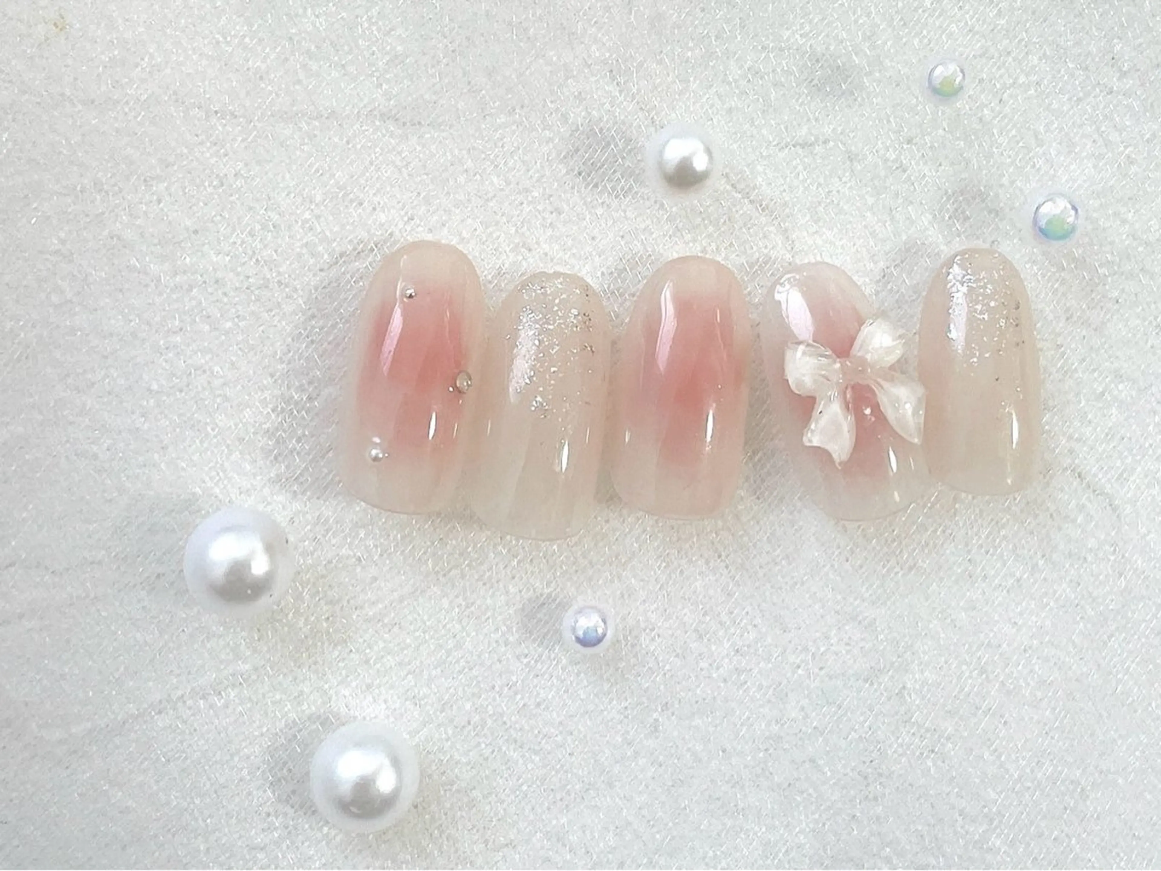 new！ちゅるん♪ワンホンネイル 💅オフありの写真