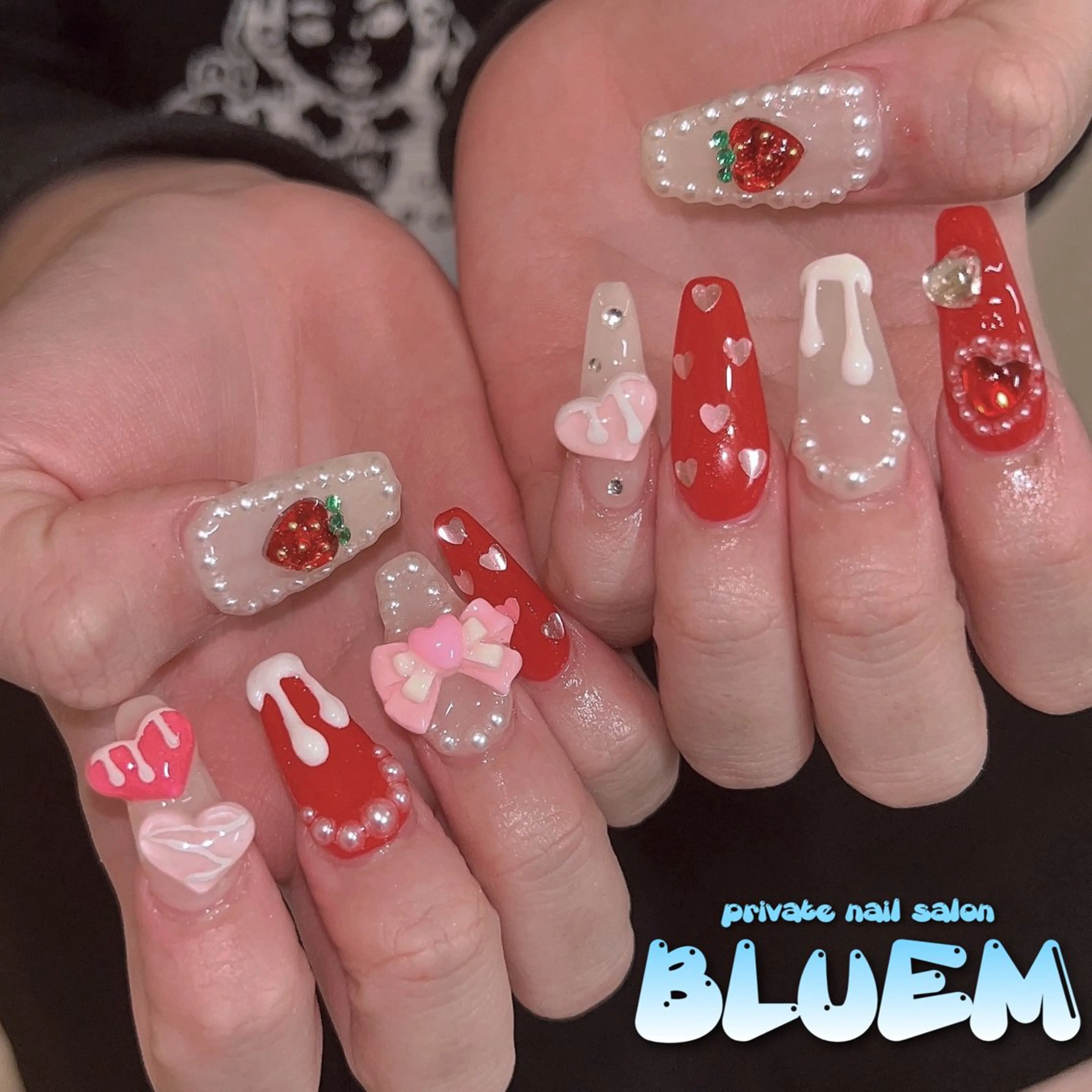 ネイル ハンドネイル BLUEM なな🐶のネイルデザイン