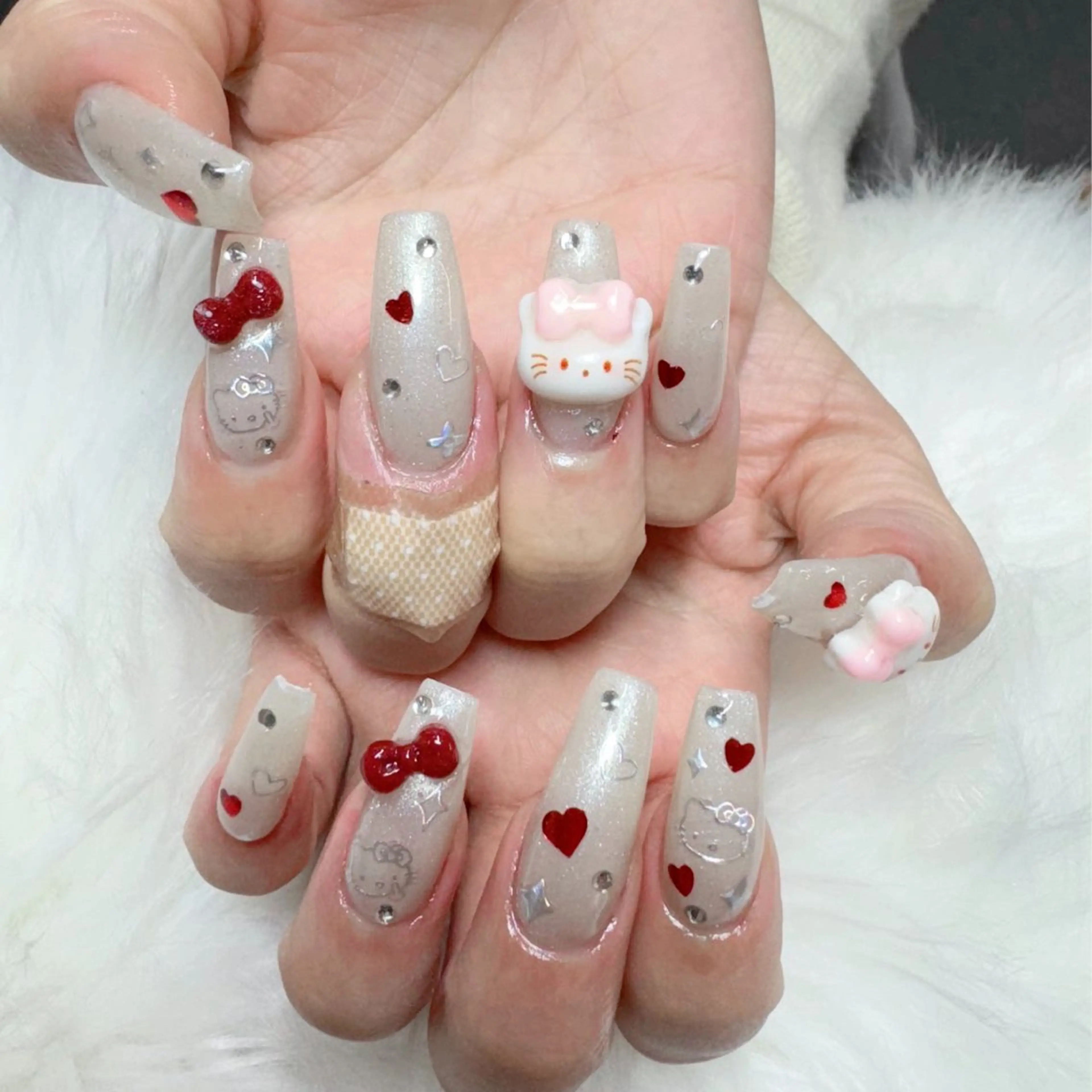 ネイル ハンドネイル 🎀nana🫧 ワンホンネイル🎀のネイルデザイン
