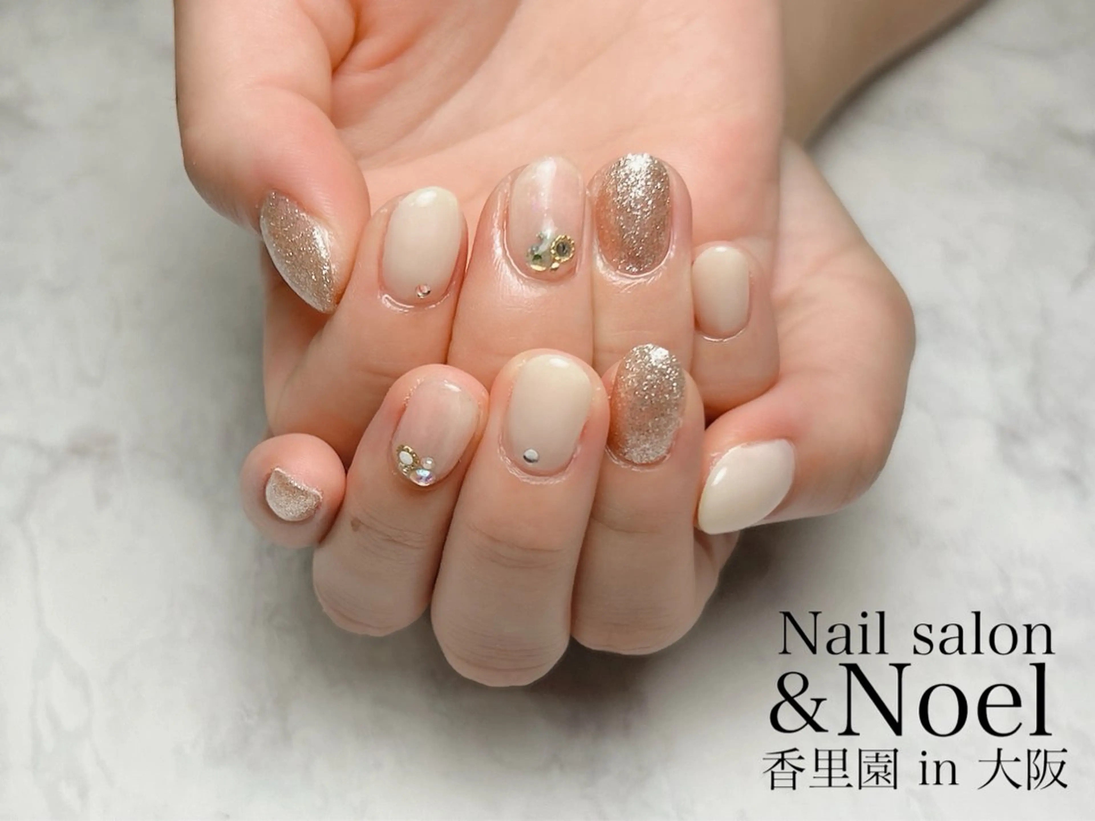 ネイル ハンドネイル Nailsalon  &Noel所属・もも 🍑のネイルデザイン