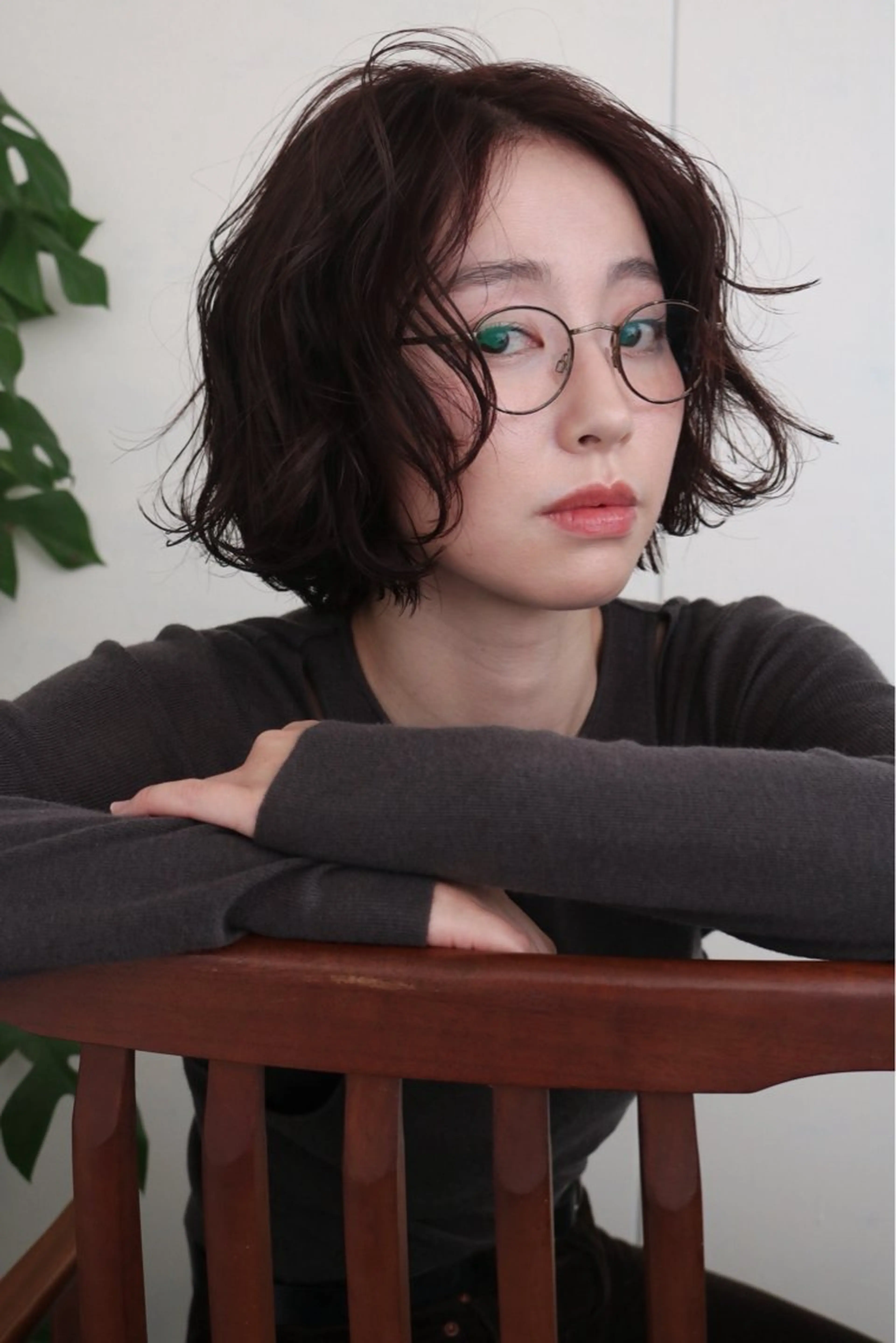ショート カラー パーマ ボブ カット ヘアカラー パーマ トリートメント ooit 【オーイット】のヘアスタイル