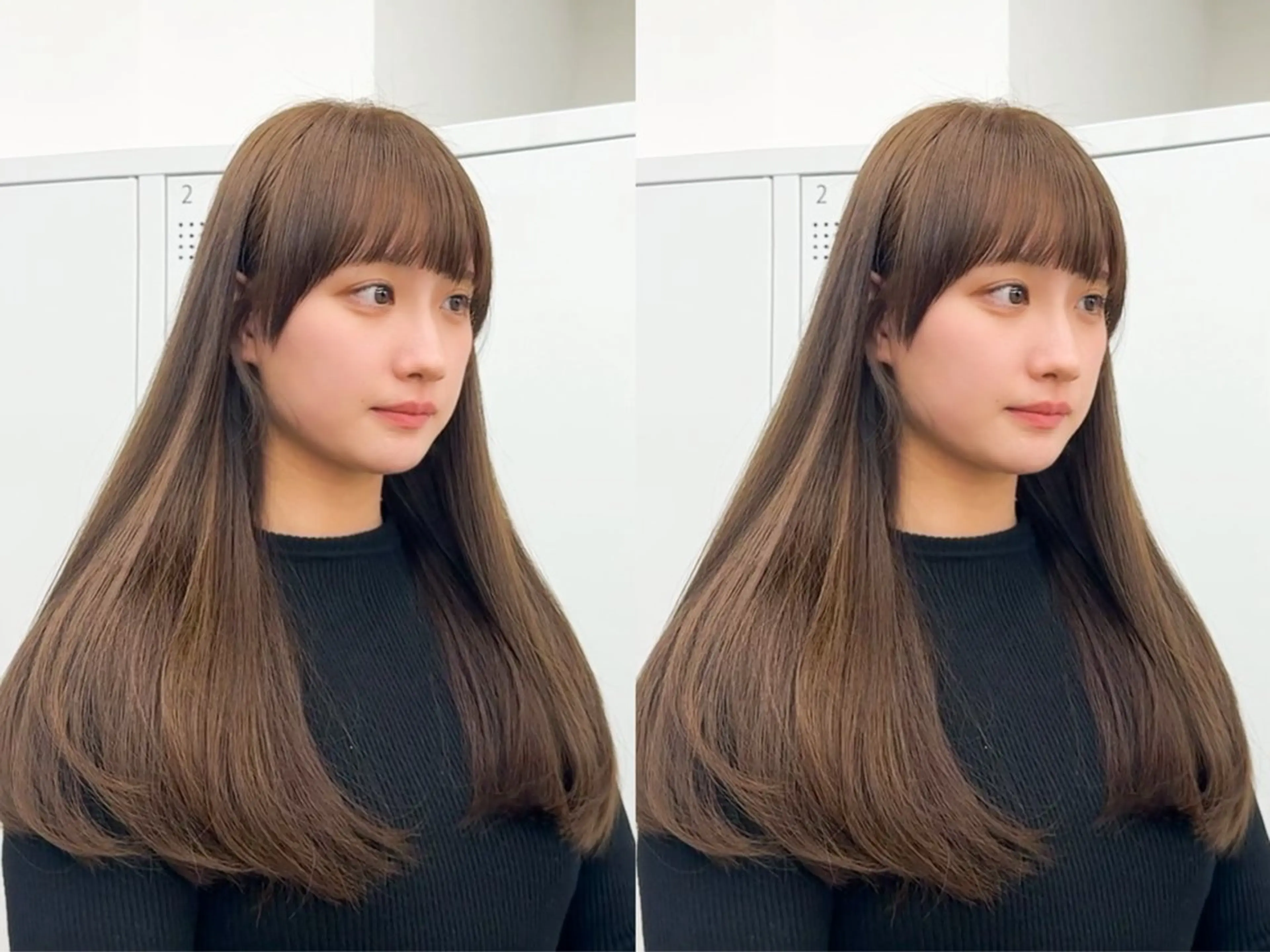 セミロング ショート/ボブ レイヤー/チヨノのヘアスタイル