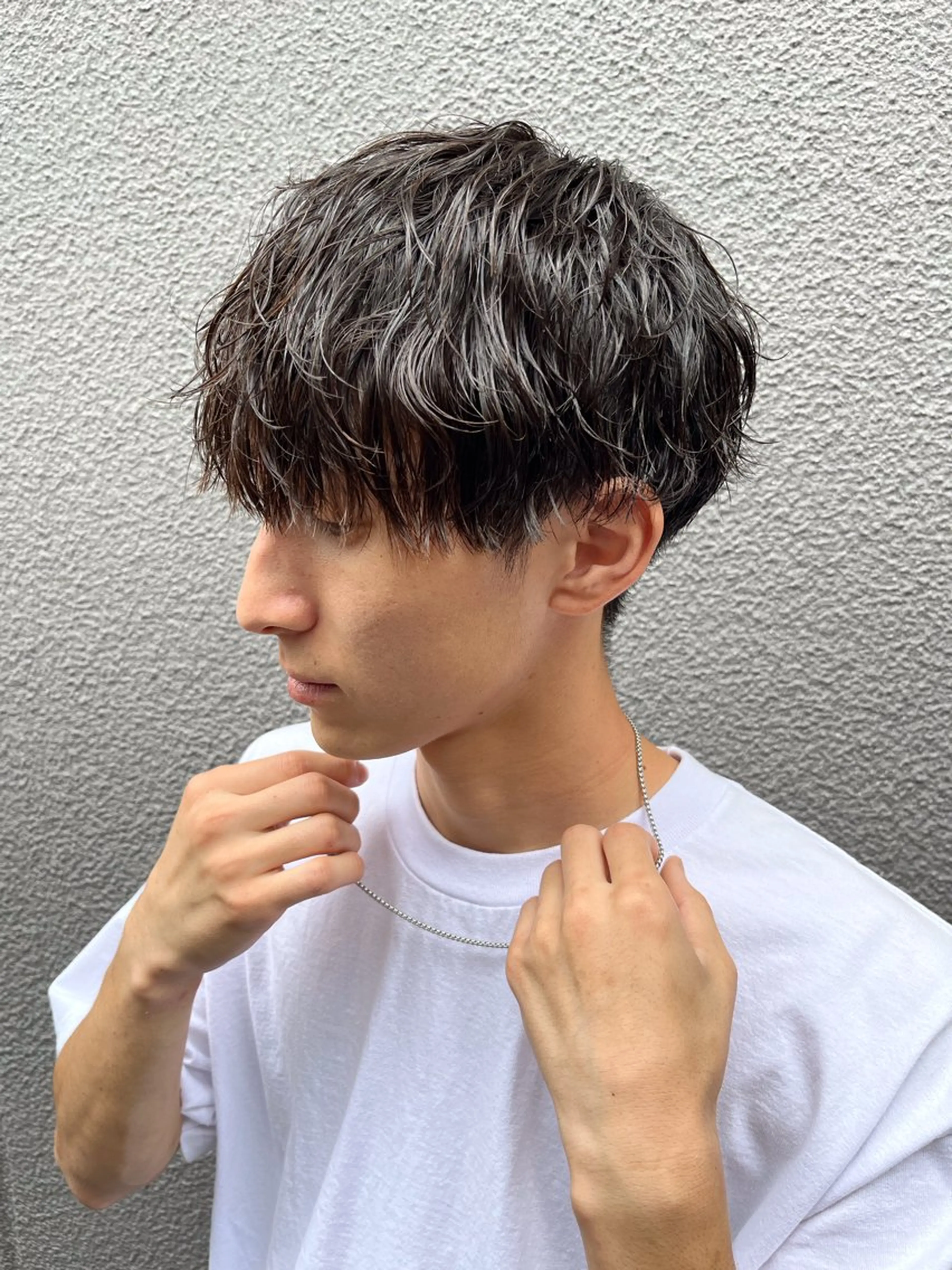 パーマ メンズ カット パーマ ⚡️メンズ/波巻き/ 片岡篤宣/水戸⚡️のヘアスタイル