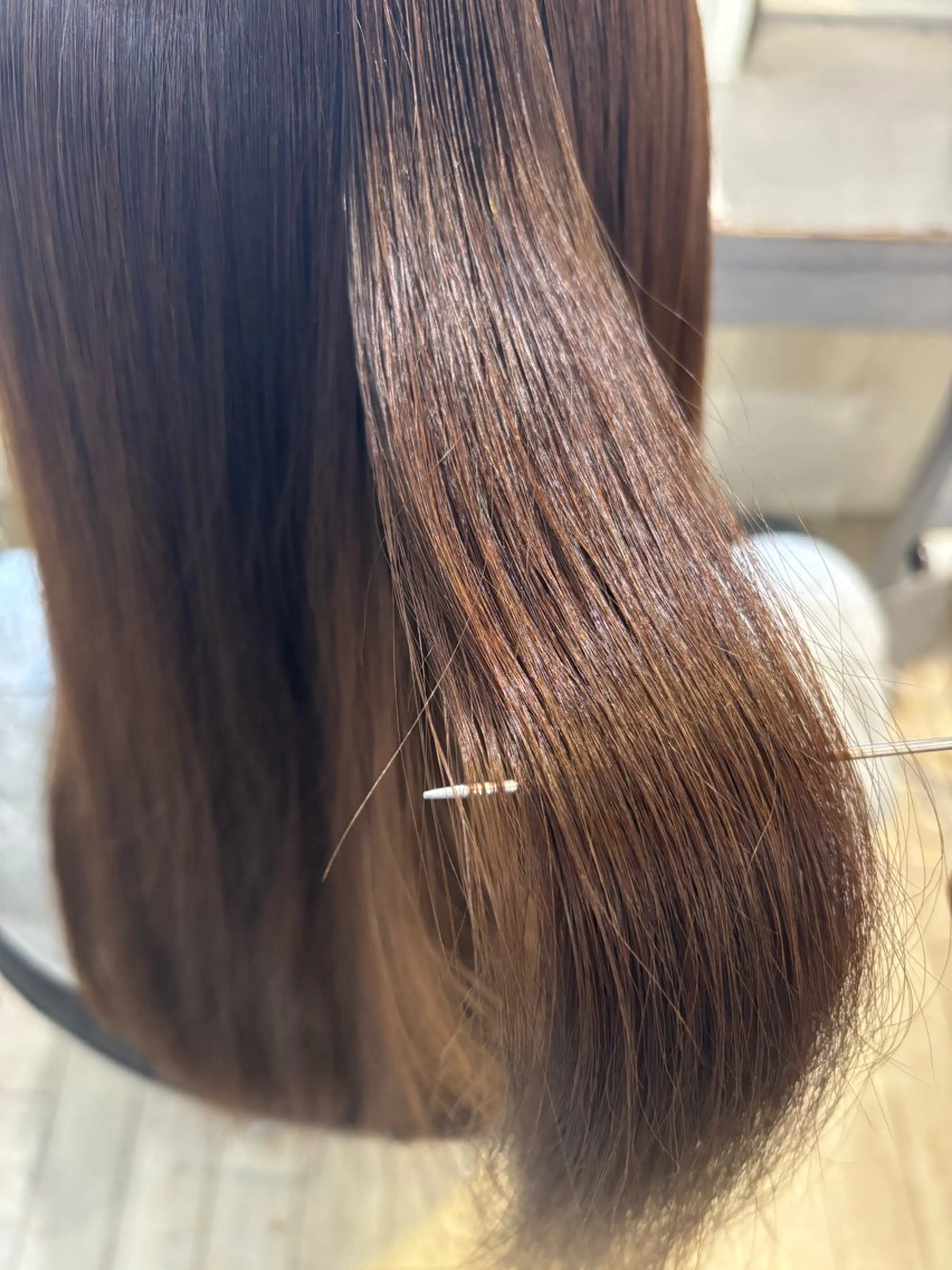 【艶カラー➕パーソナルカスタムトリートメント】の写真