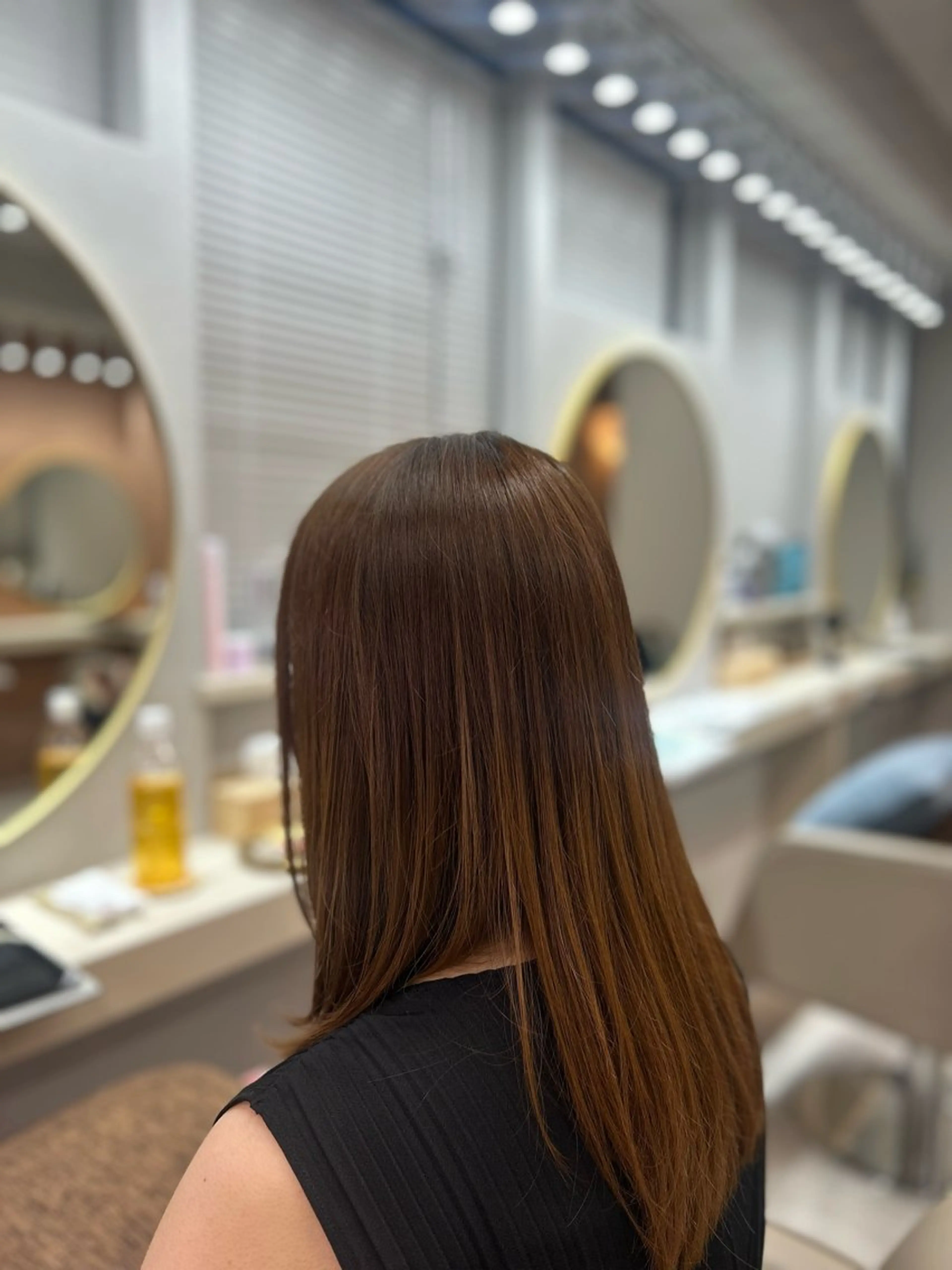 セミロング カット ヘアカラー 池田 太一のヘアスタイル