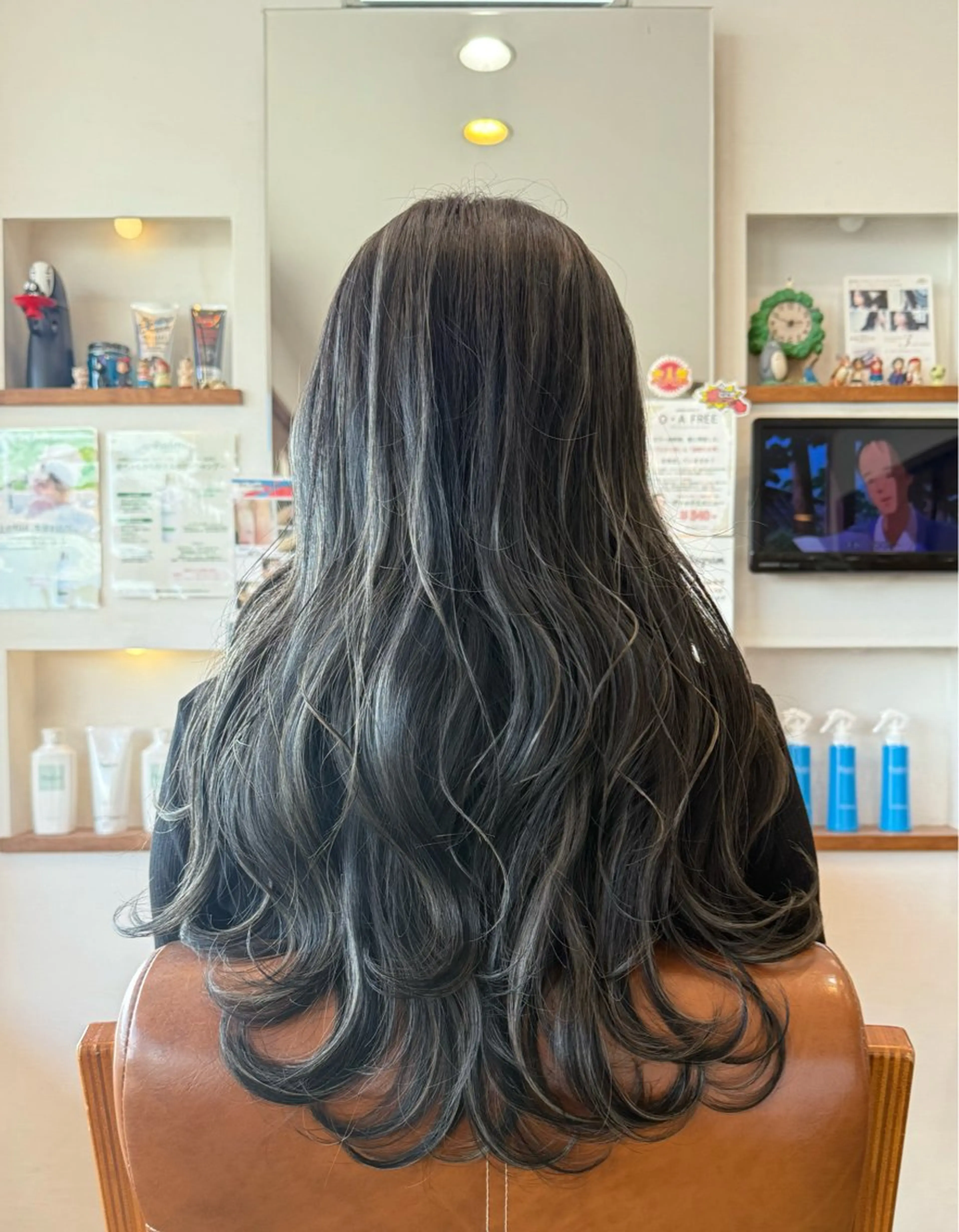 カラー ハイライトカラー ヘアカラー 心cocoro RISAのヘアスタイル