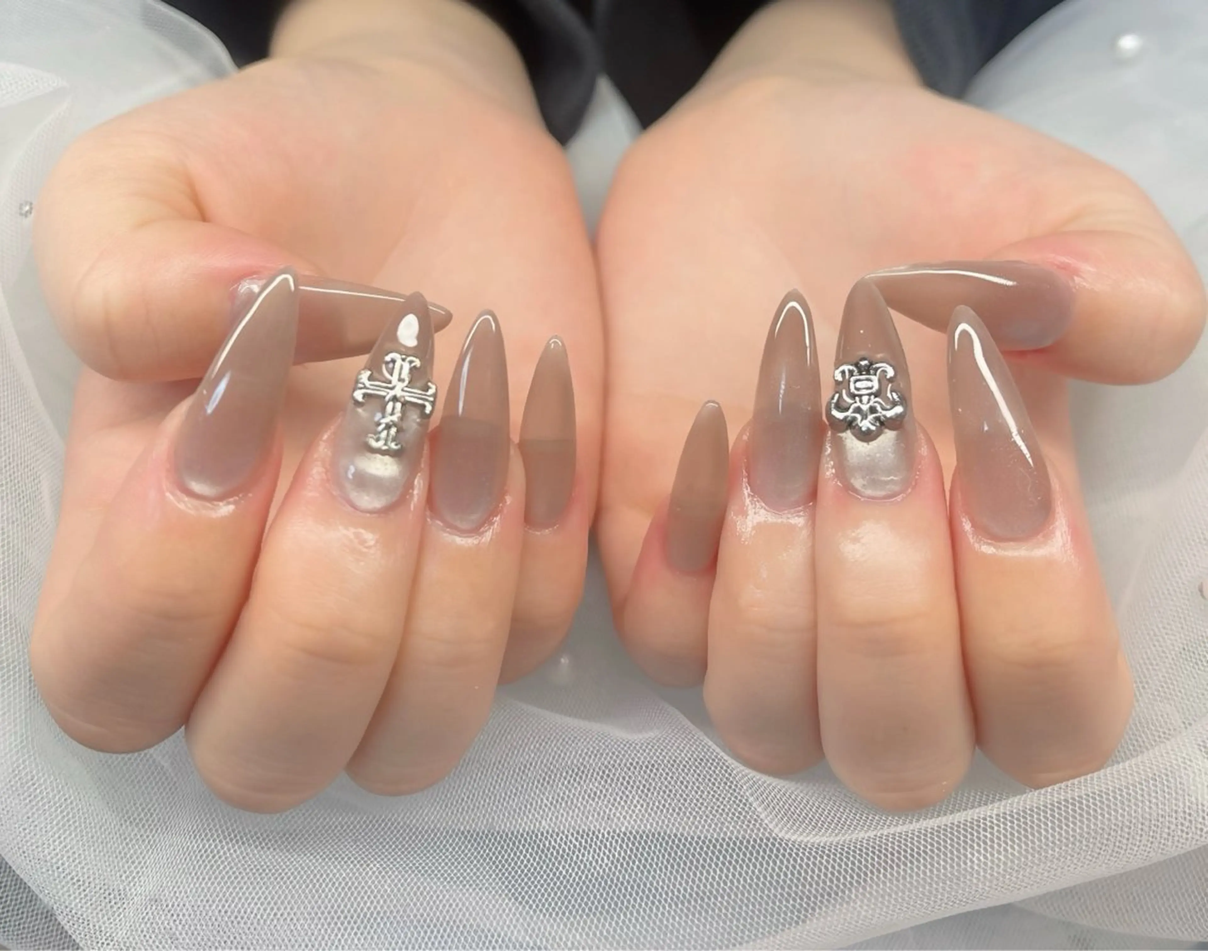 ネイル ハイネイル 自宅サロンのネイルデザイン