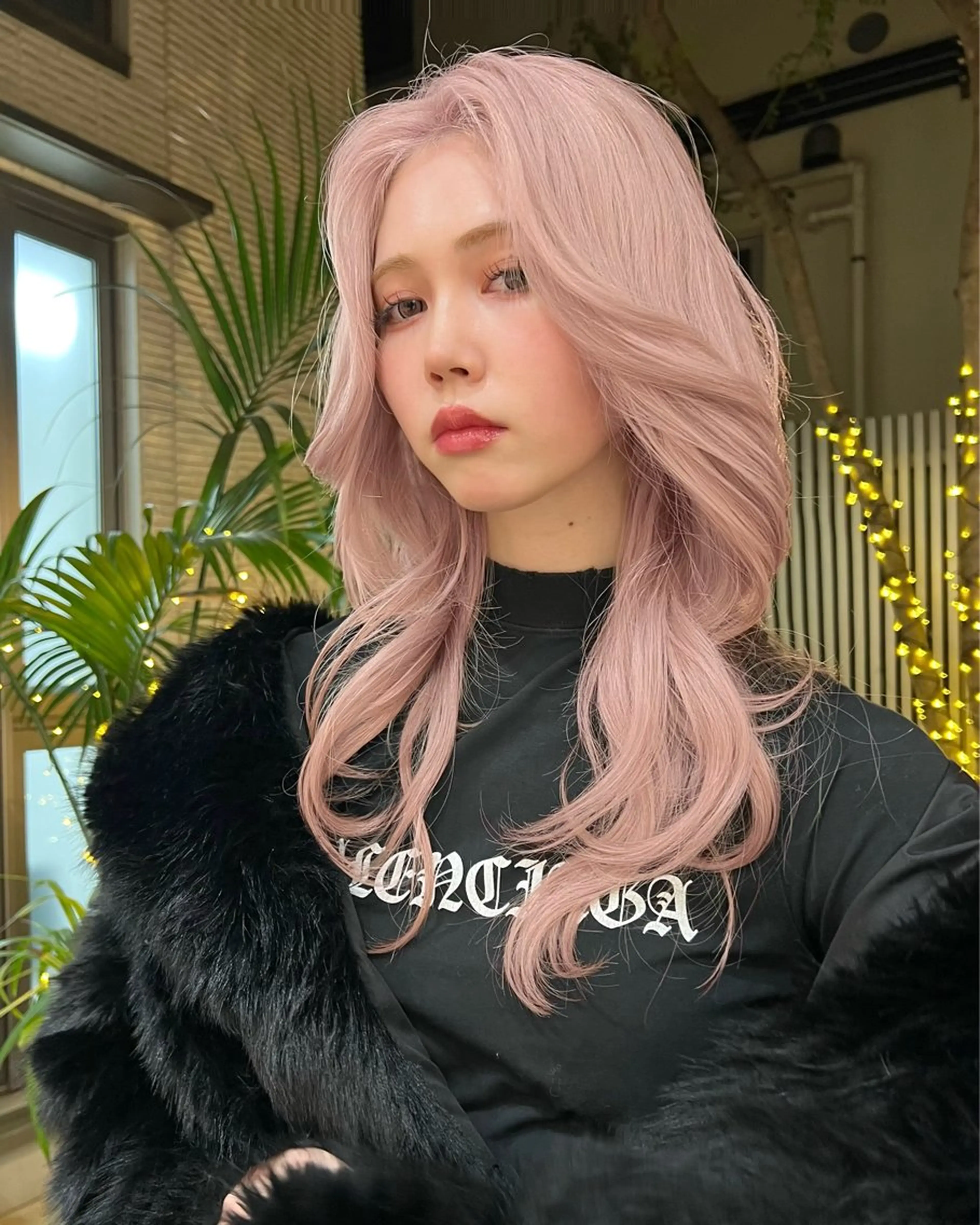 ロング カラー カット ヘアカラー トリートメント 抜きっぱなしブロンド /ハイトーン/カナタのヘアスタイル