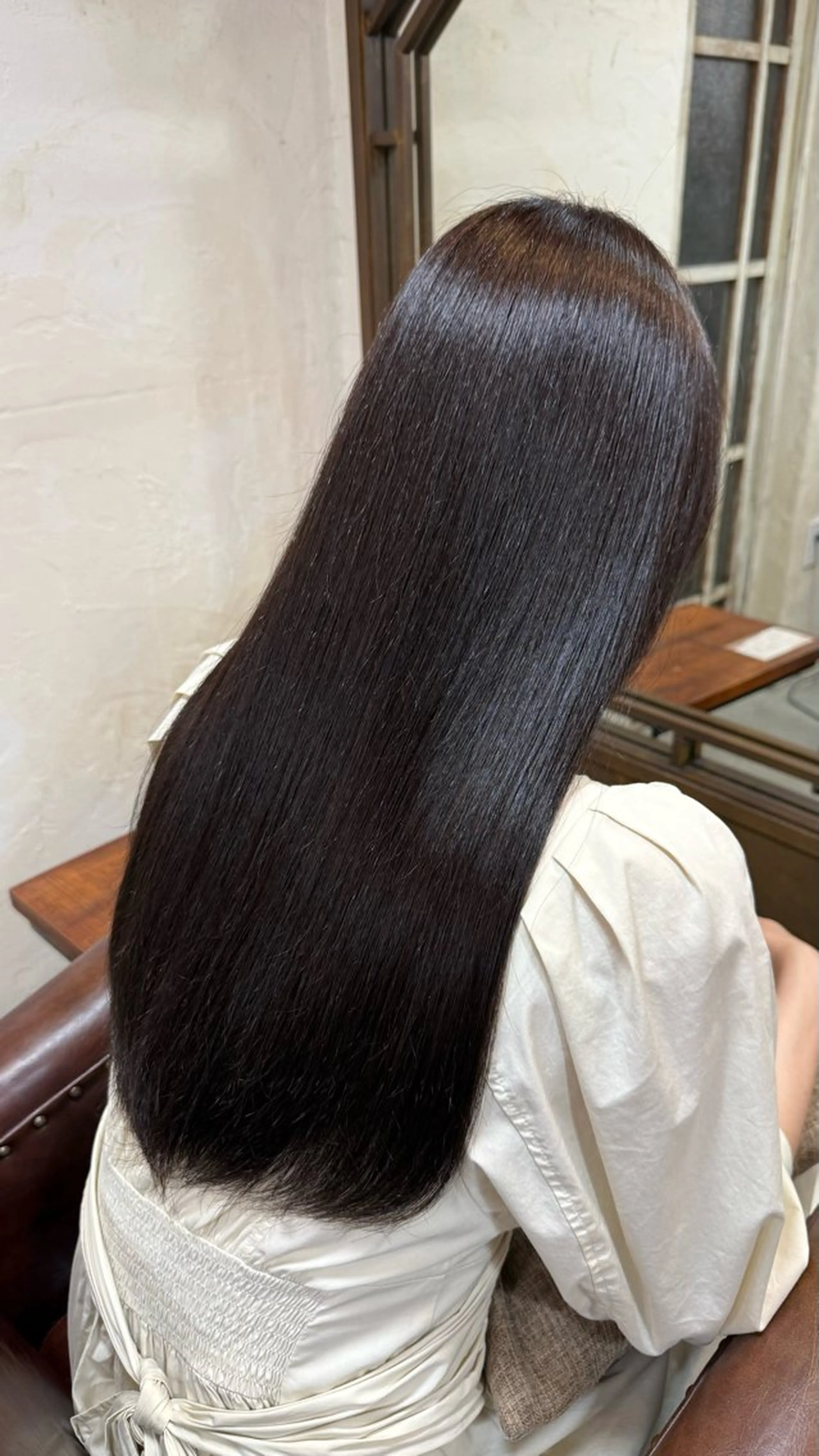 ロング カラー 透明感カラー グレージュ ヘアカラー トリートメント 透明感カラー🫧 nanamiのヘアスタイル