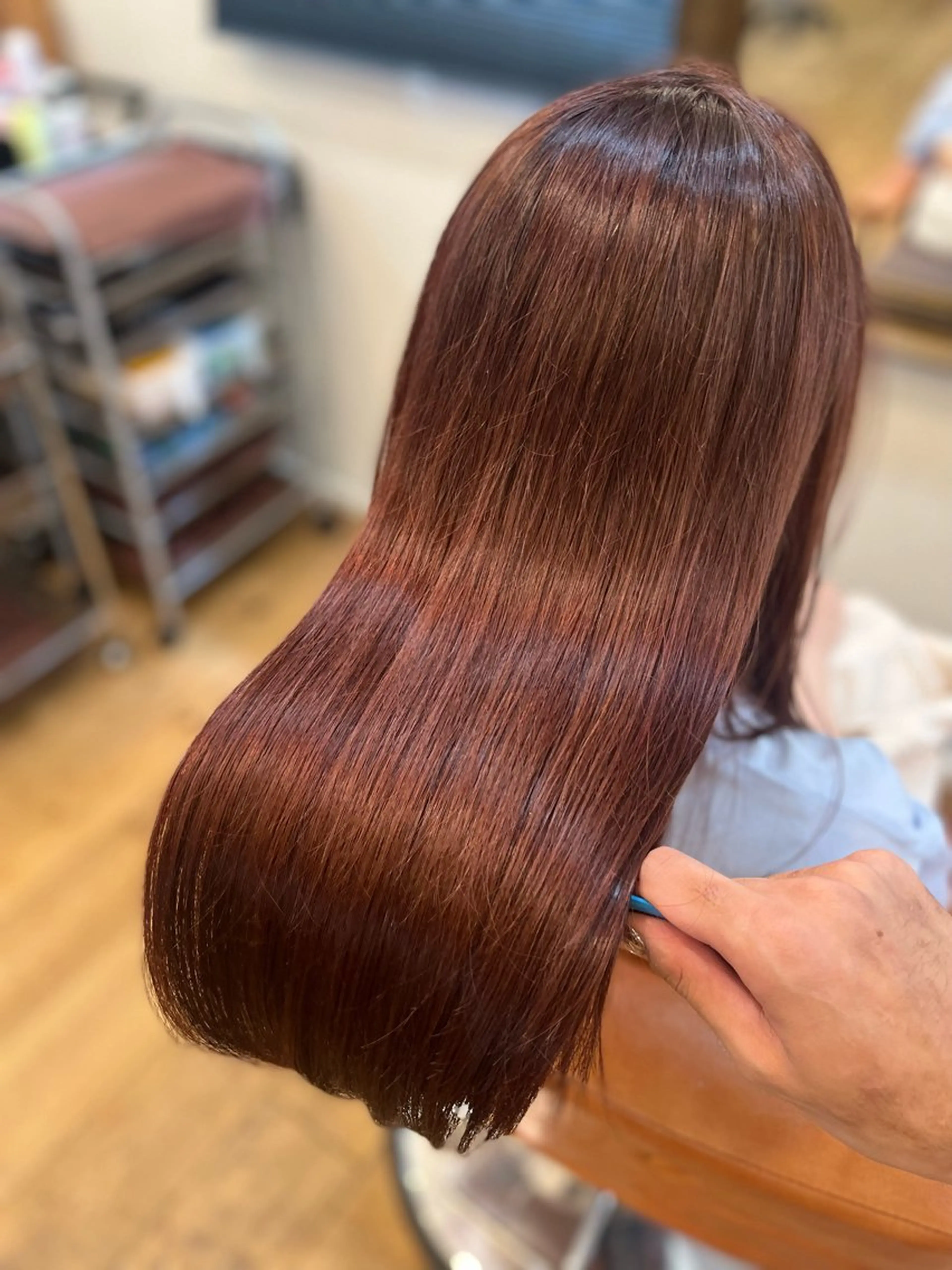 ロング ⚪️髪質改善 縮毛 店長 コウ⚪️のヘアスタイル