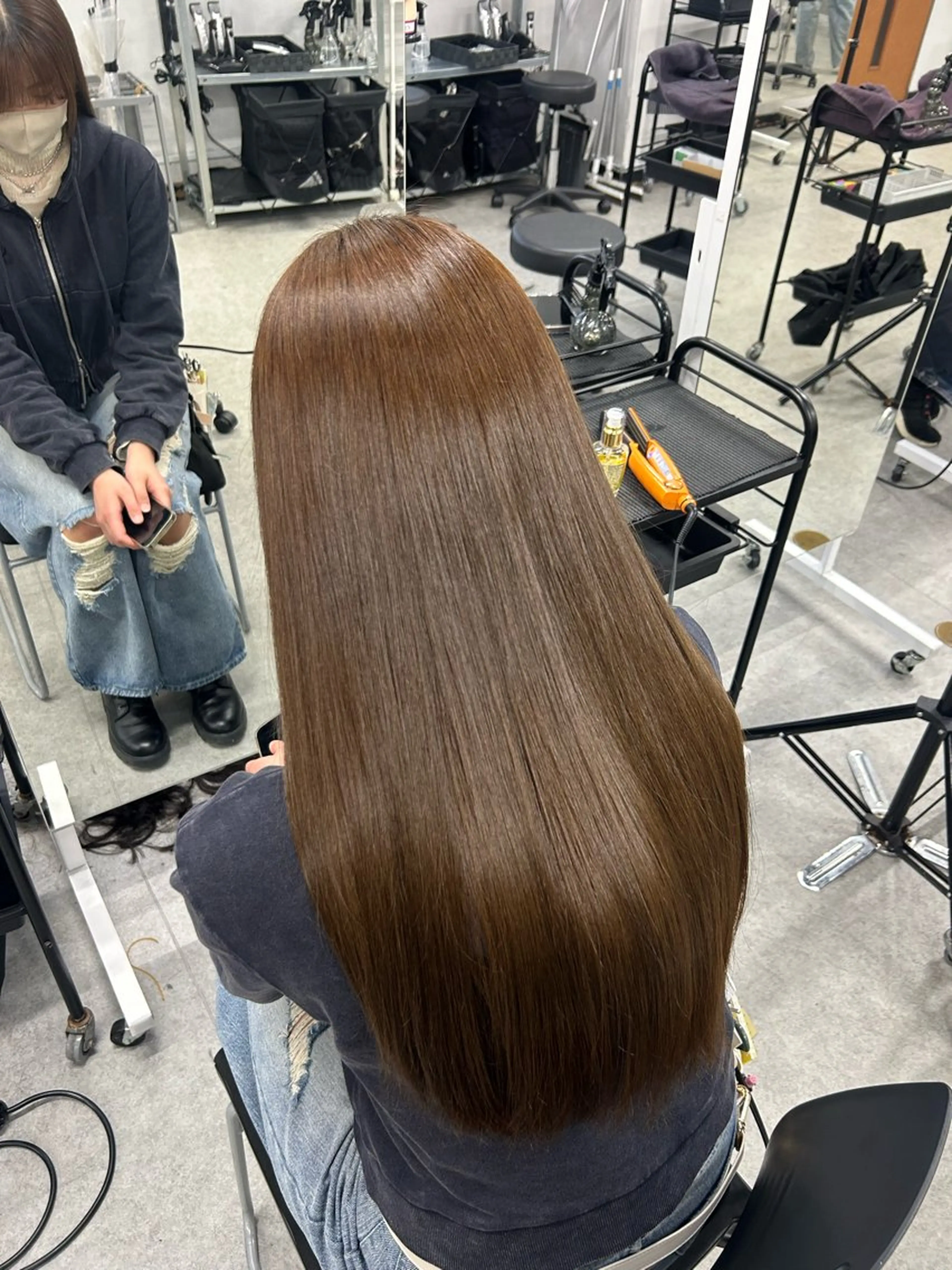 カラー トリートメント 🥂上品ワンホンヘア 🥂nozomiのヘアスタイル