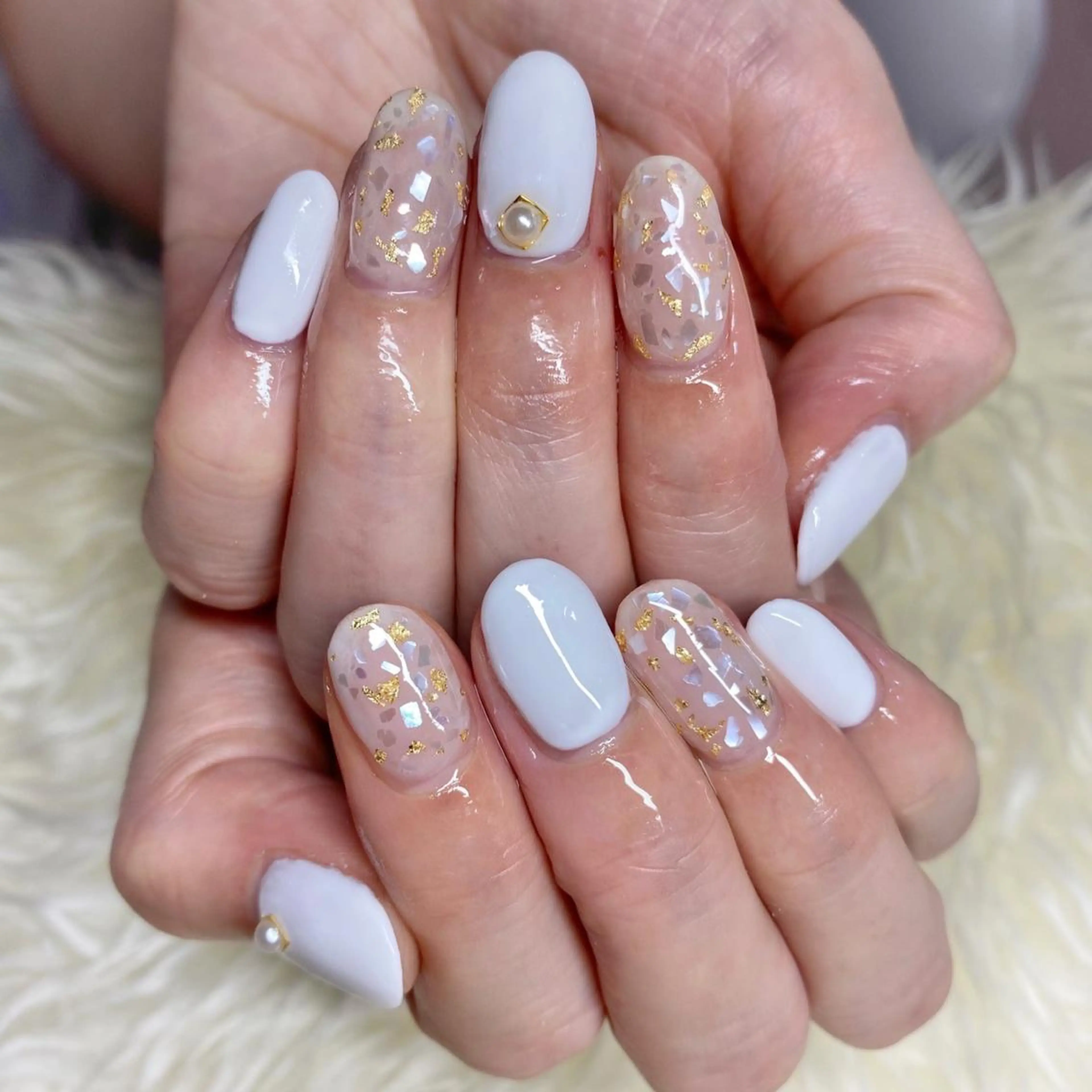 ネイル 持ち込み ハンドネイル Nail&eye Belire 新宿のネイルデザイン