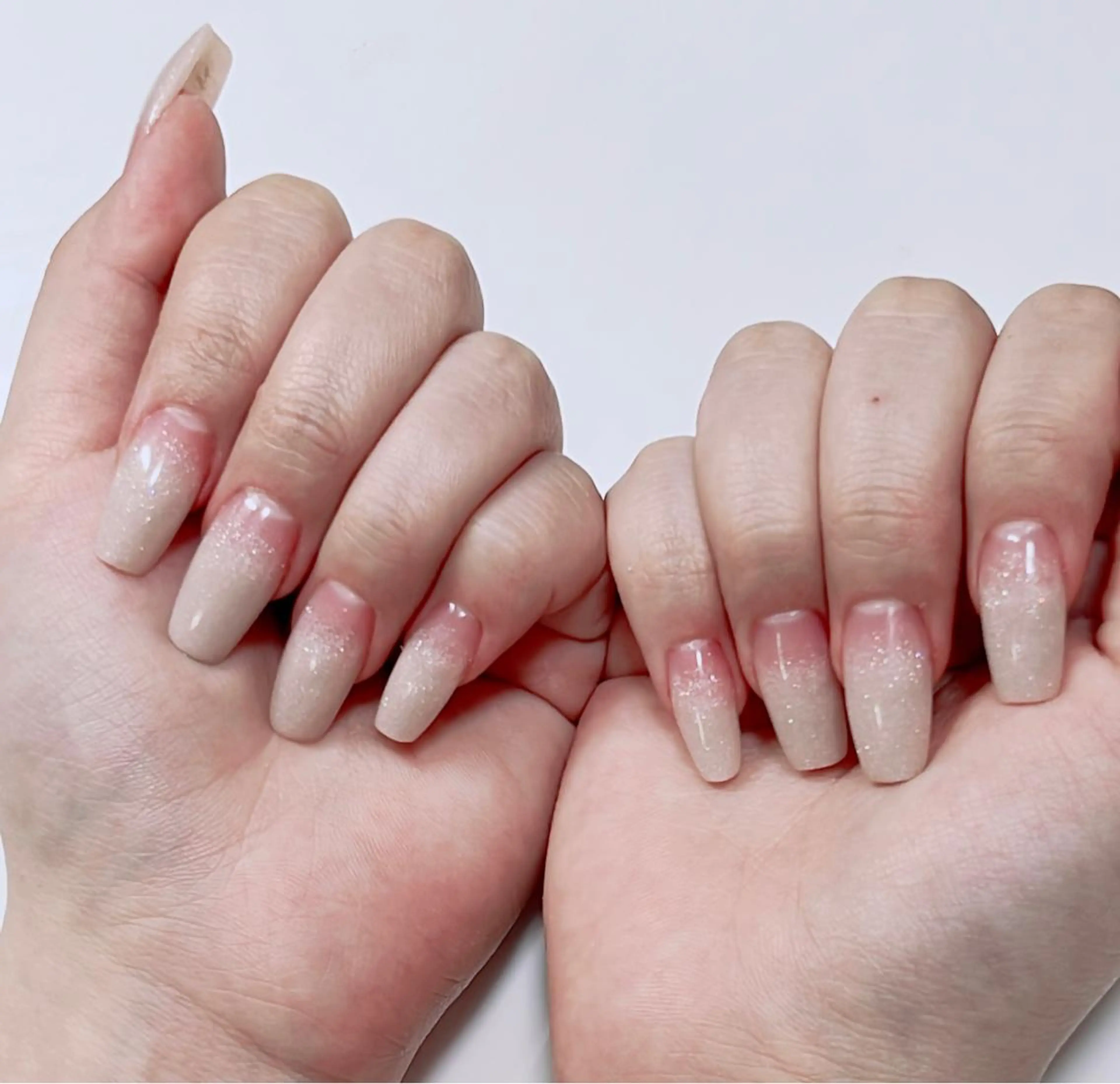 ネイル ラメ(グリッター) スカルプネイル plaisir プレジールネイルのネイルデザイン