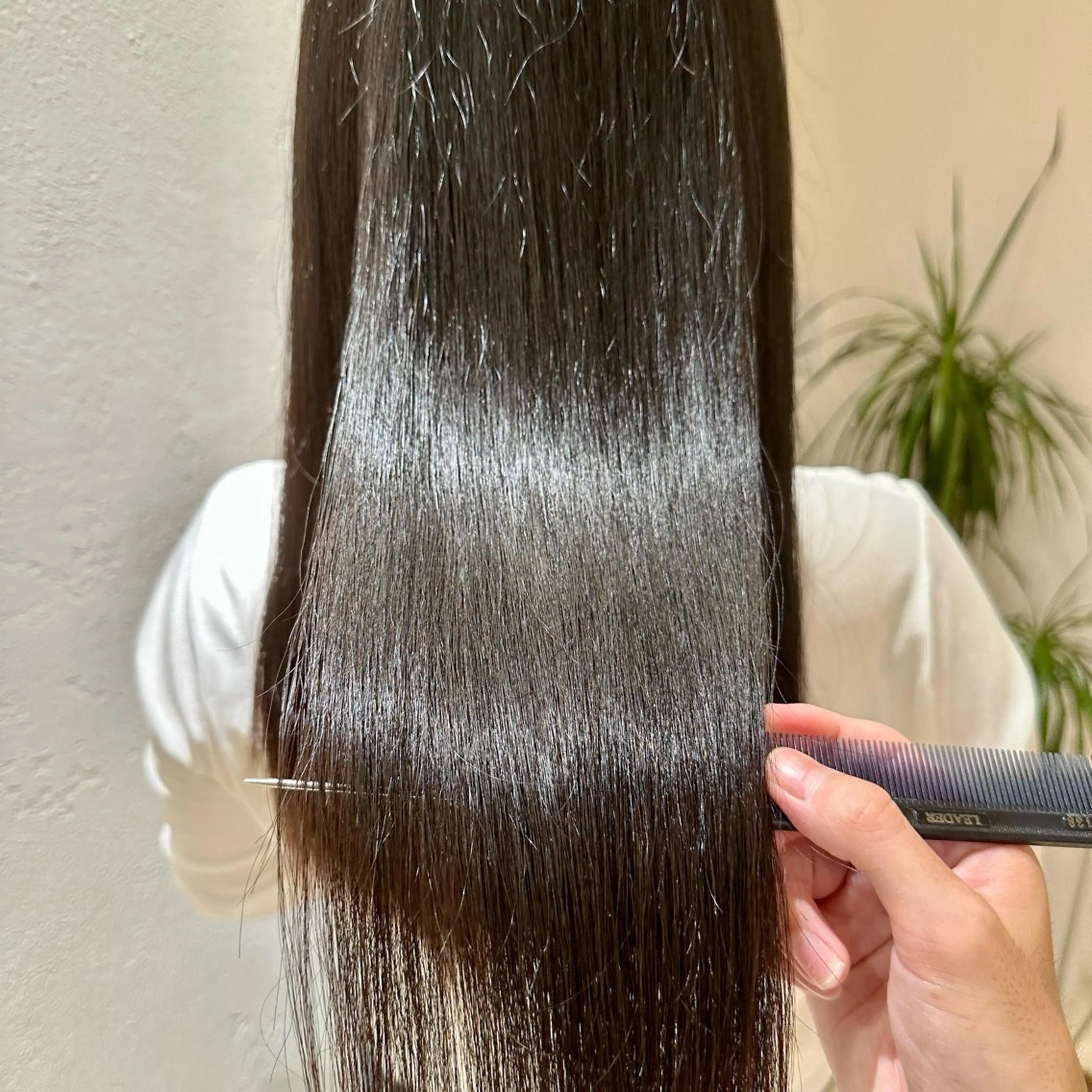 ロング トリートメント Geniee horie所属・ともや 髪質改善縮毛矯正のヘアスタイル