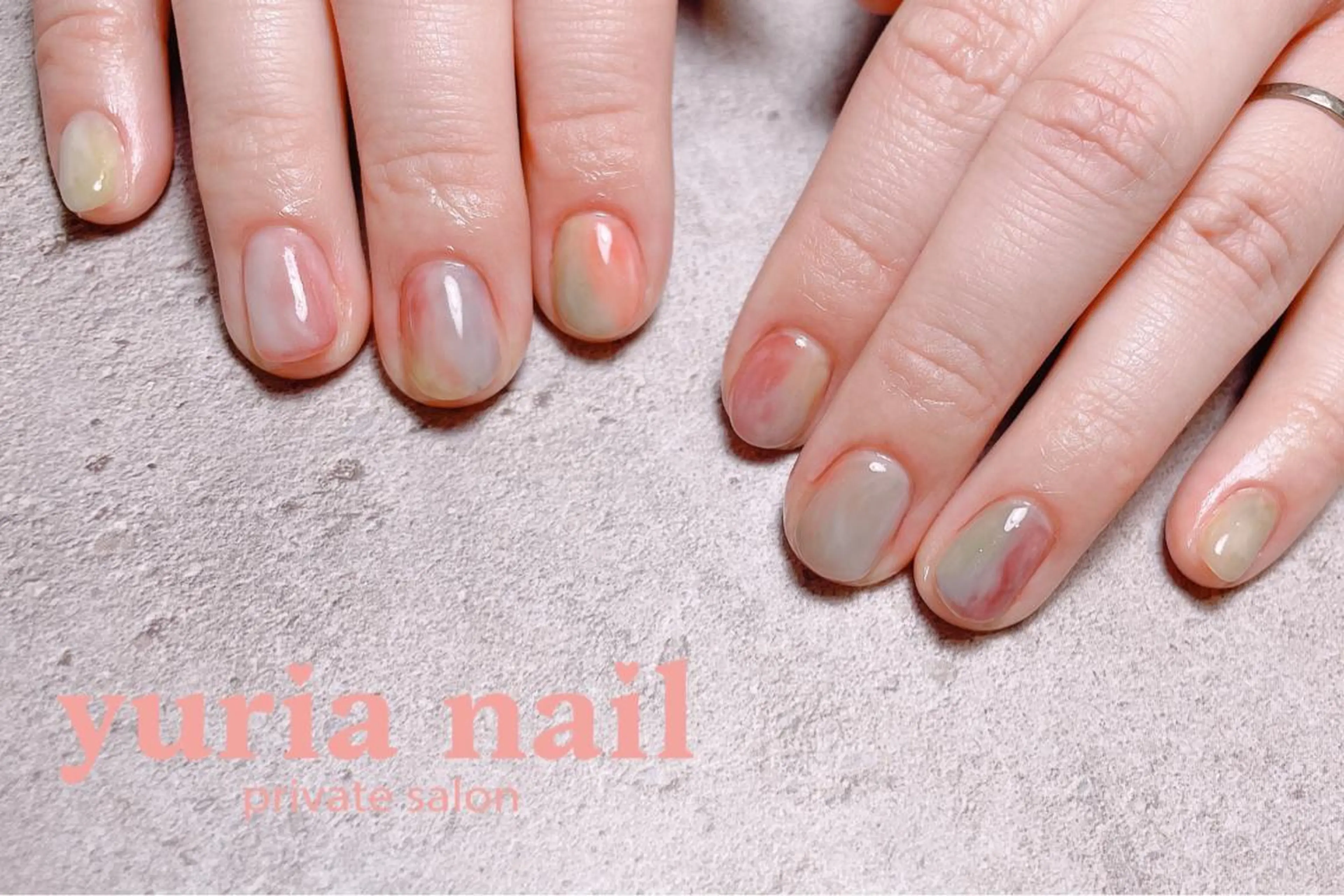 ネイル アートネイル ジェルネイル ハンドネイル 小林 ゆりあのネイルデザイン