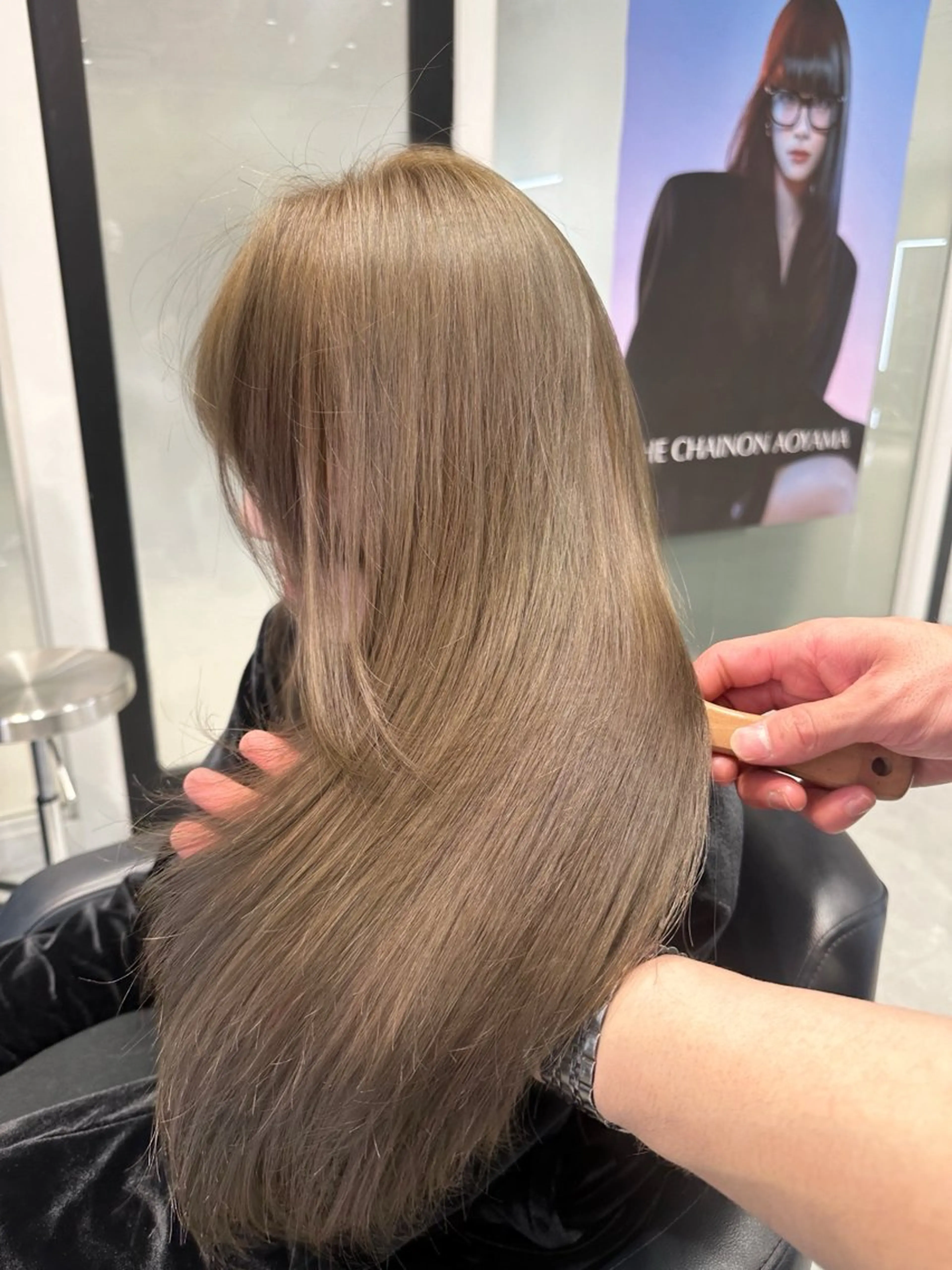 ロング カラー ブリーチ ハイトーンカラー ブリーチなしカラー JUNO韓国ヘア MIAN.⋆𝜗𝜚のヘアスタイル