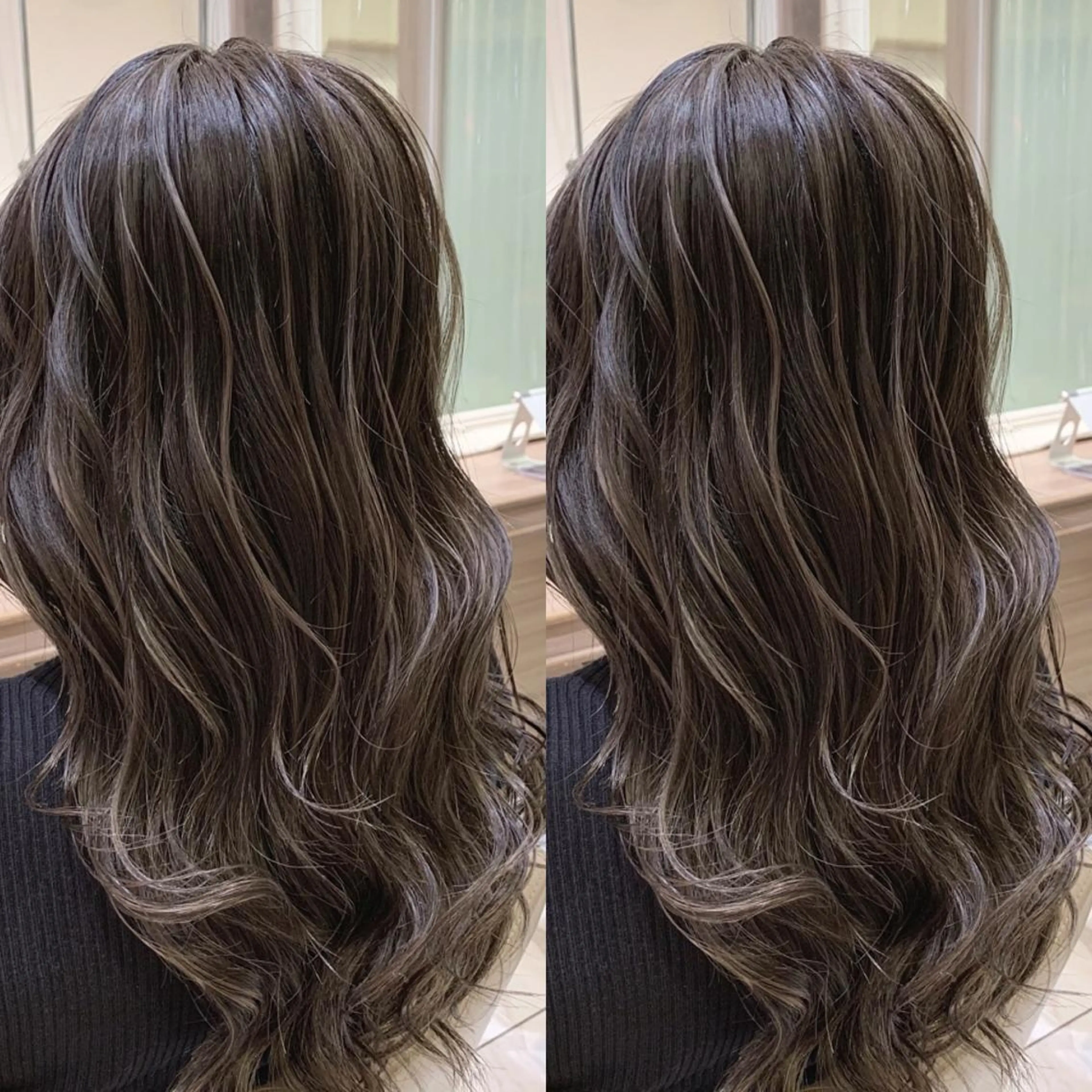 セミロング カラー ヘアアレンジ 小白井 由美のヘアスタイル