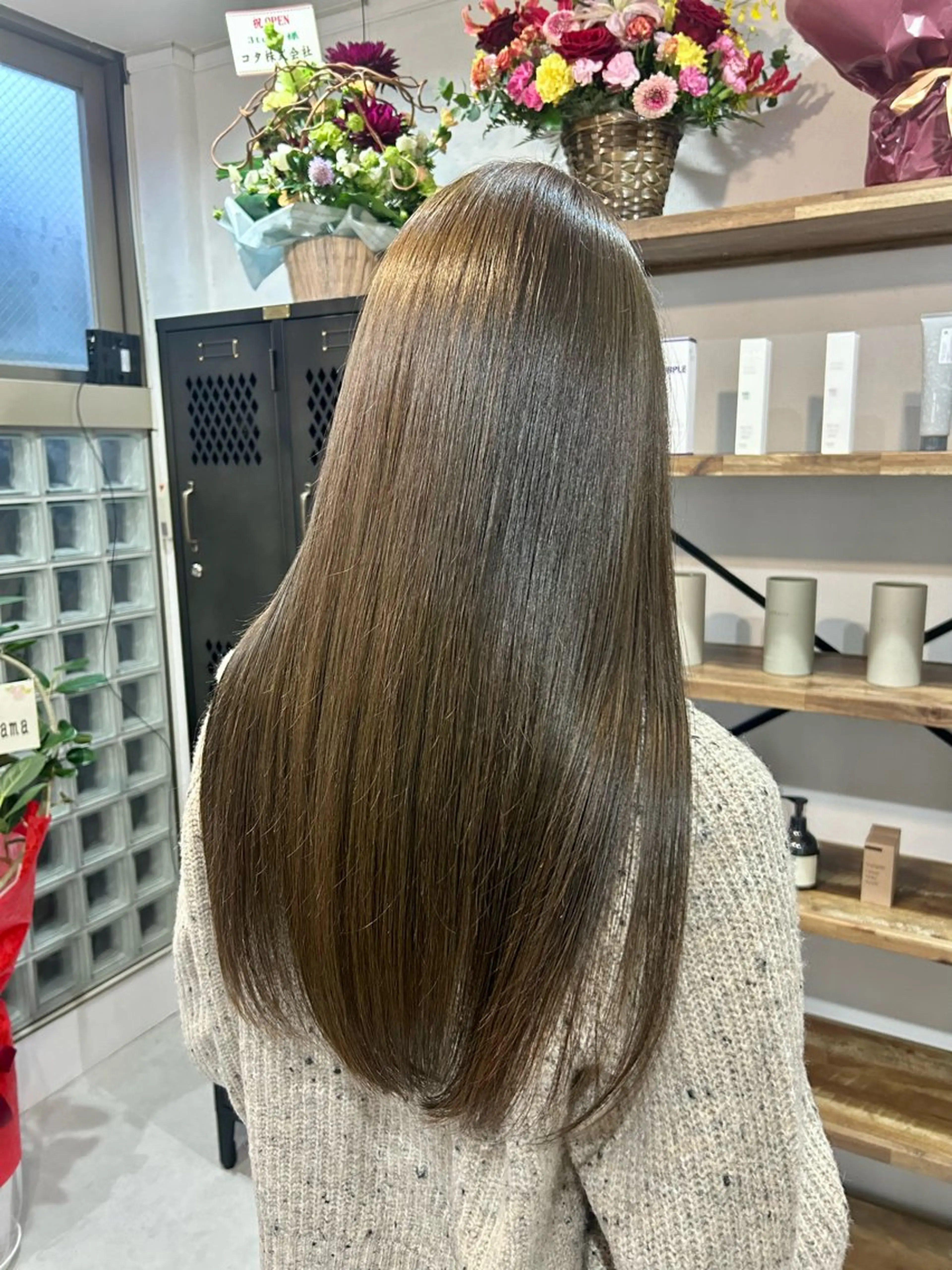 ロング カラー ヘアカラー トリートメント 3tuba Naho /艶髪/タッセルボブのヘアスタイル