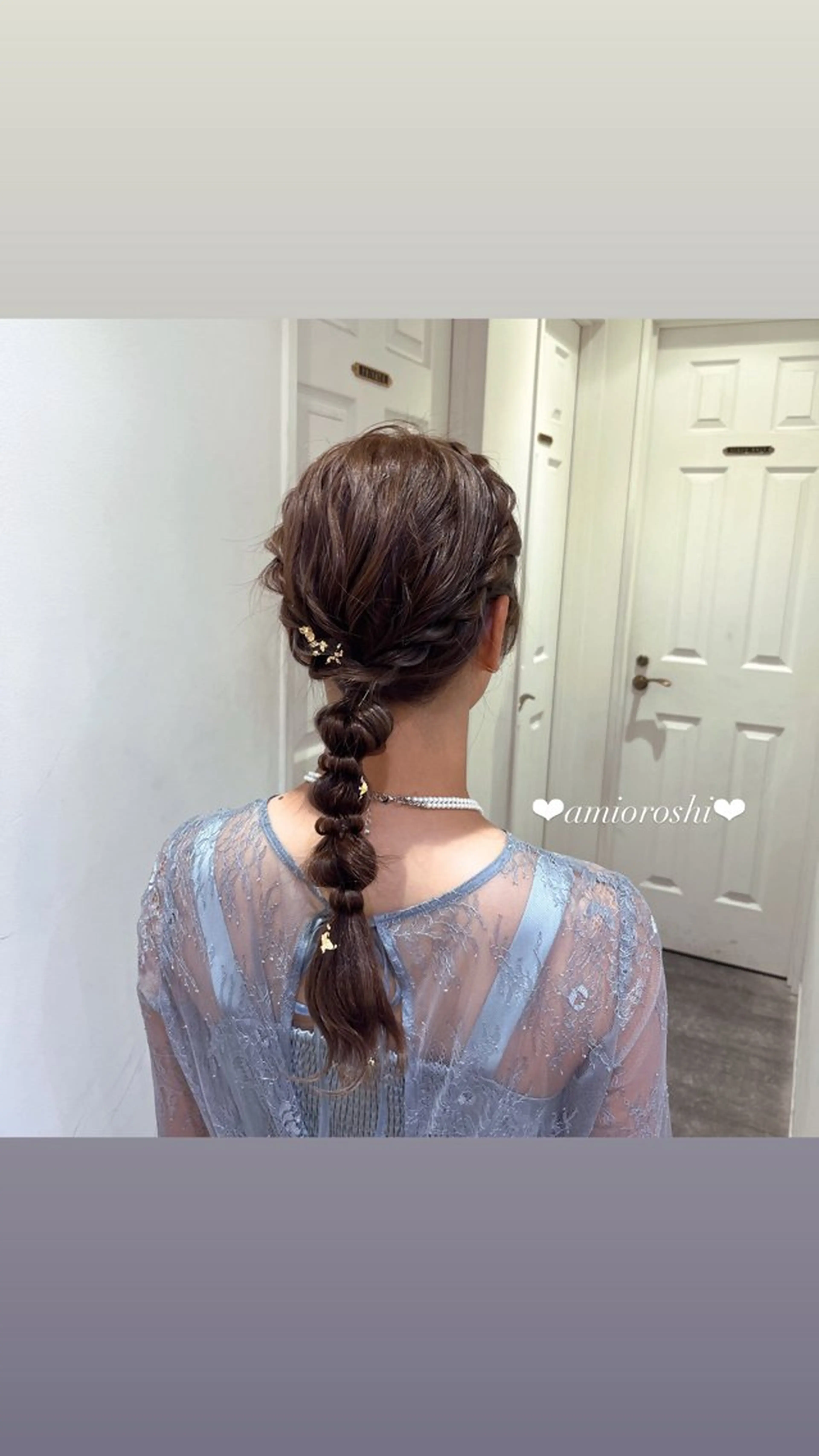 ヘアアレンジ 結婚式・ブライダル ヘアセット エクステ🎀 暖色カラー🎀amiのヘアスタイル