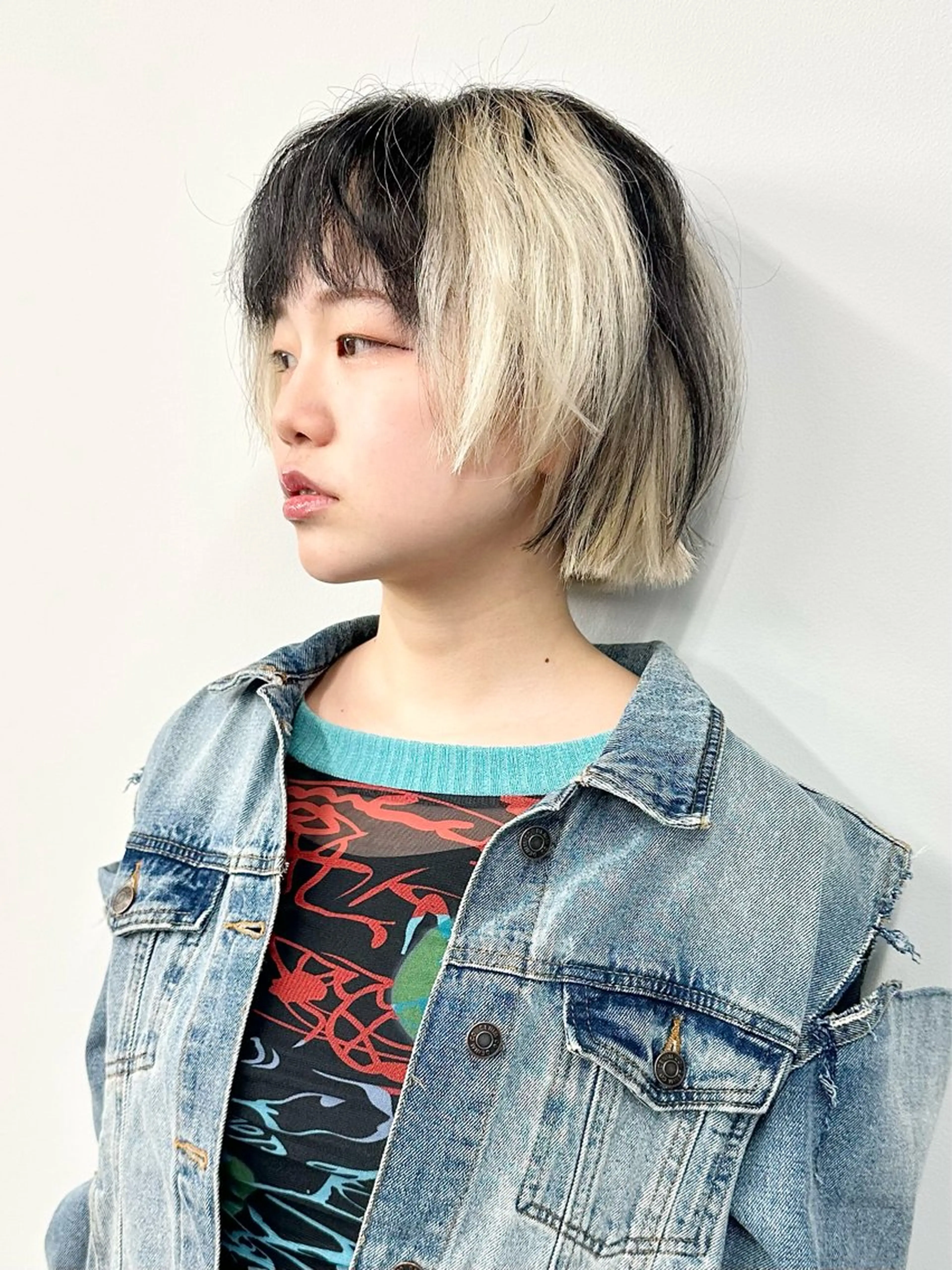 ミディアム カット ヘッドスパ ボブ/ゆるふわ ボブパーマ/とういのヘアスタイル