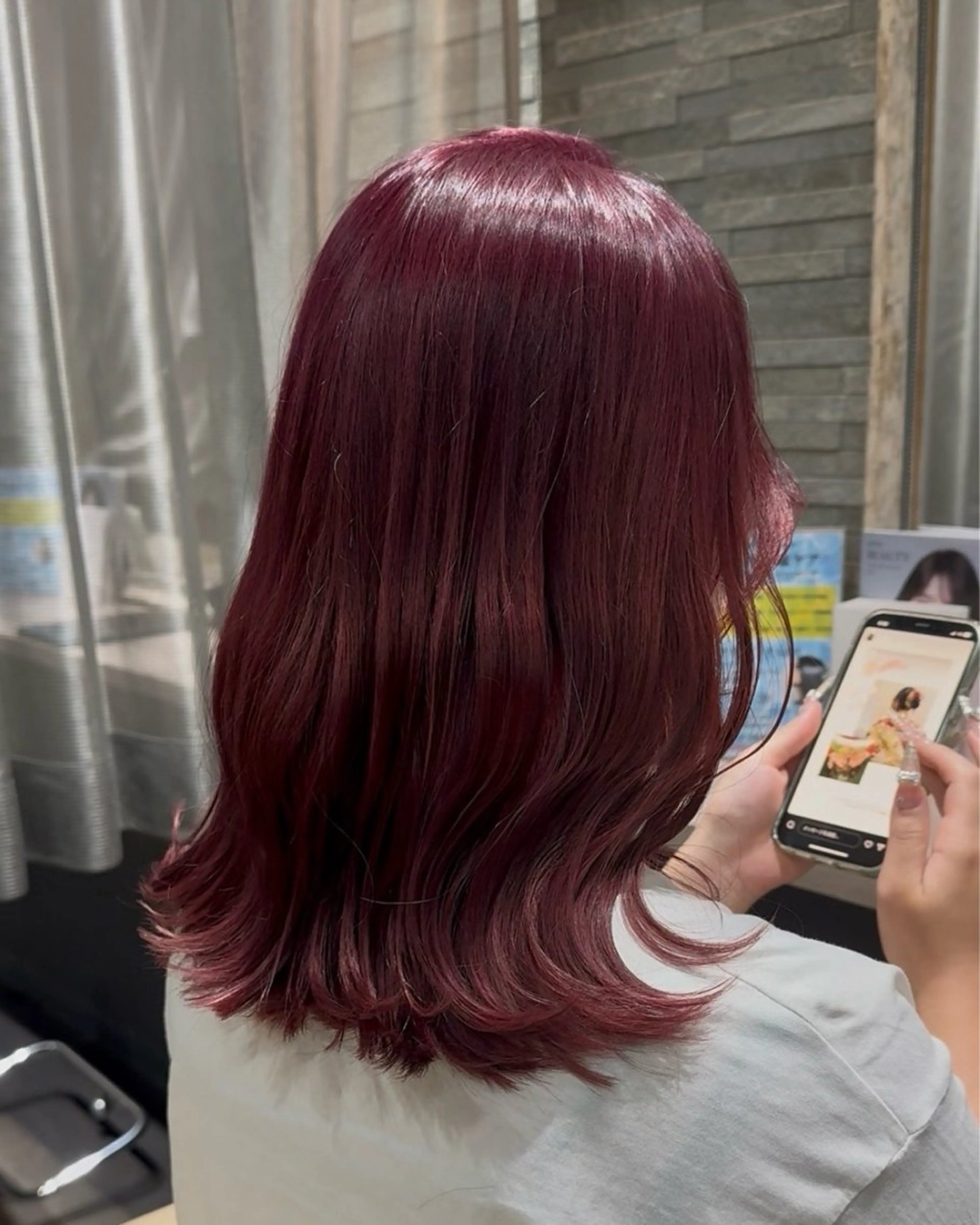 カラー 奈良 心優のヘアスタイル