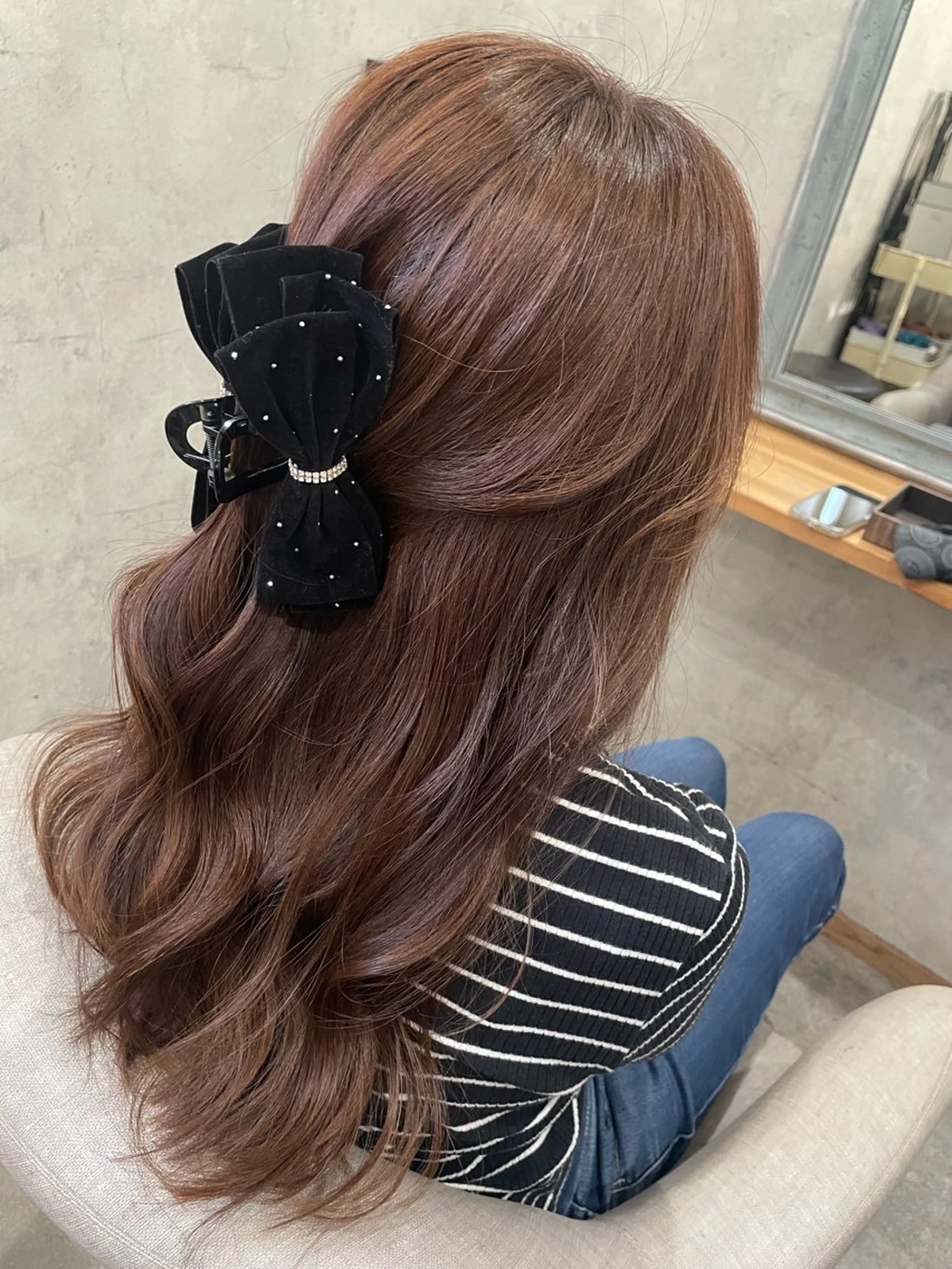 6600円🩷高彩度カラー+カット+ミルボン3Stepトリートメント🩷の写真