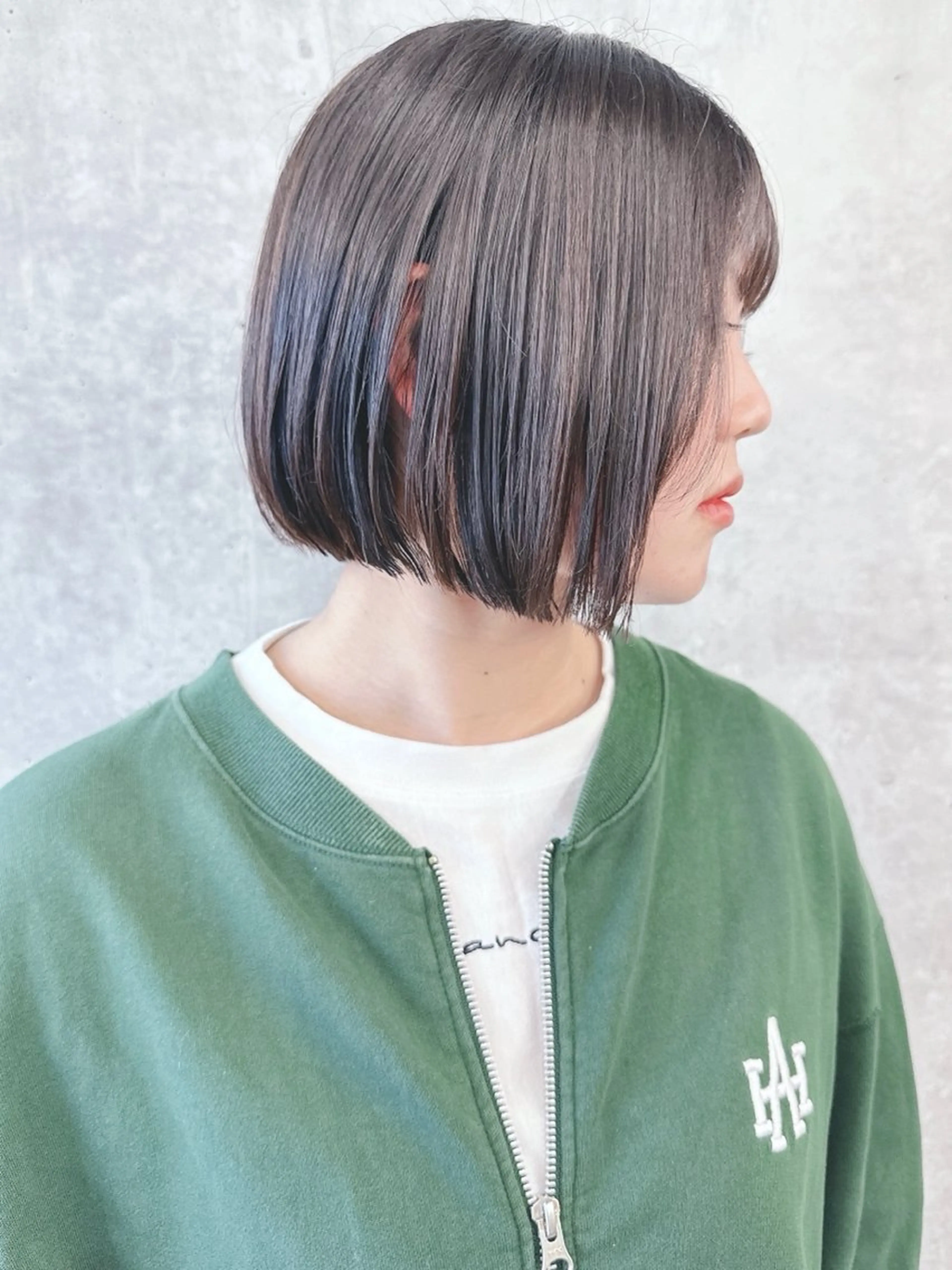 ショート カット ヘッドスパ ボブ/ゆるふわ ボブパーマ/とういのヘアスタイル