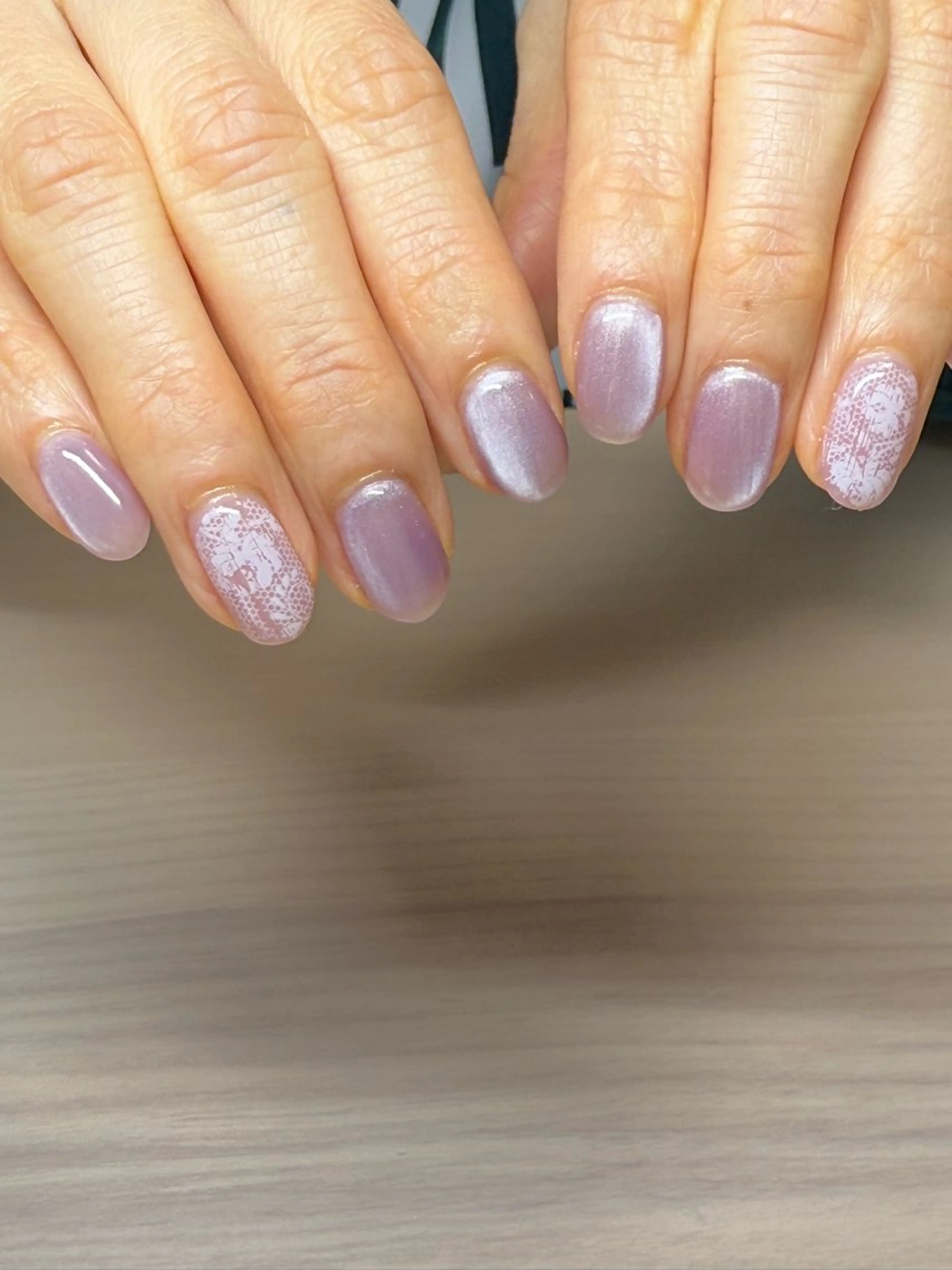 【オフなし】💅大人女性に大人気❗️マグネットネイル✨💓の写真