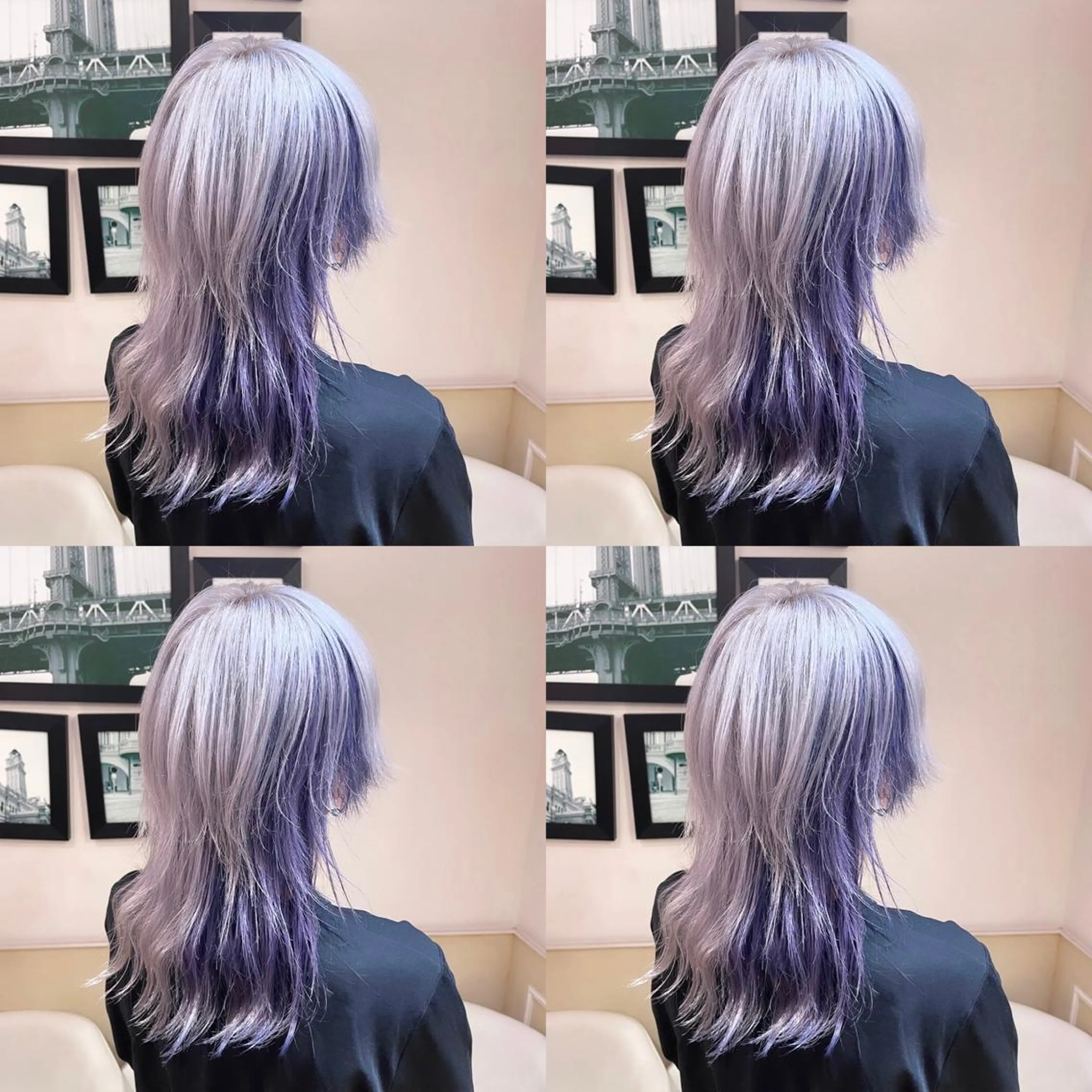 ミディアム カラー インナーカラー ラベンダーカラー 🌟トップデザイナー 高橋🌟のヘアスタイル