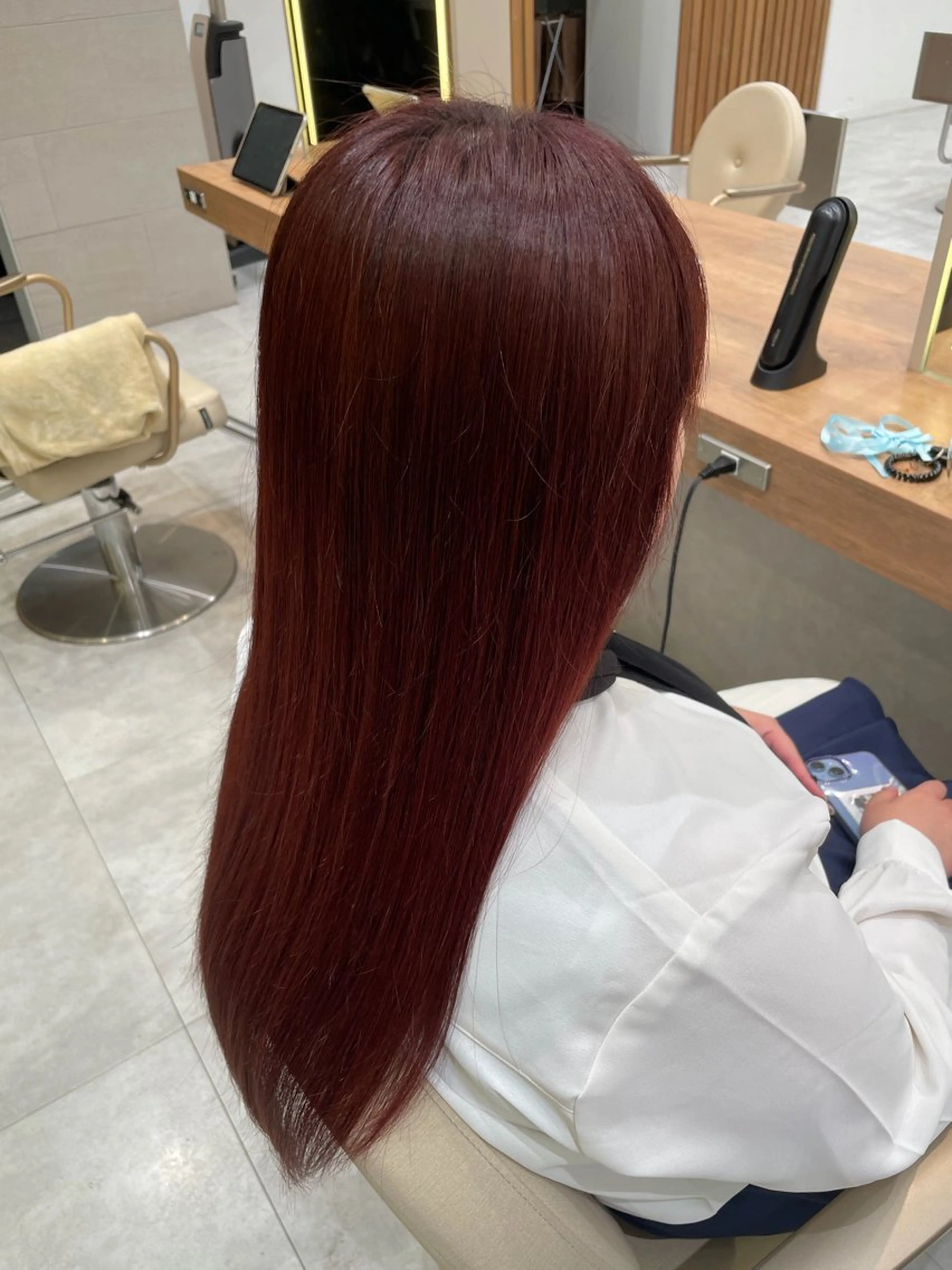 カラー 田中 琢夢のヘアスタイル