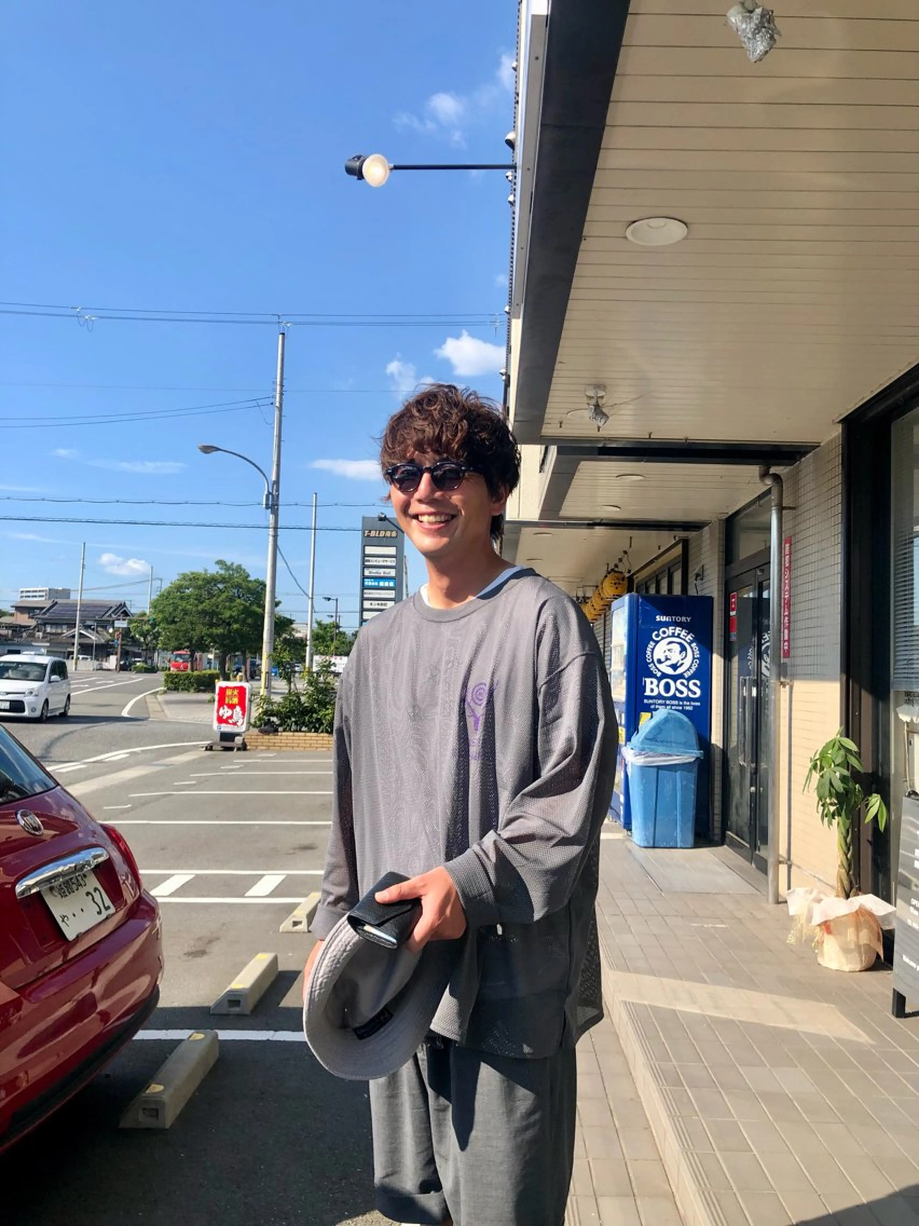 パーマ メンズ 原田 慎吾のヘアスタイル