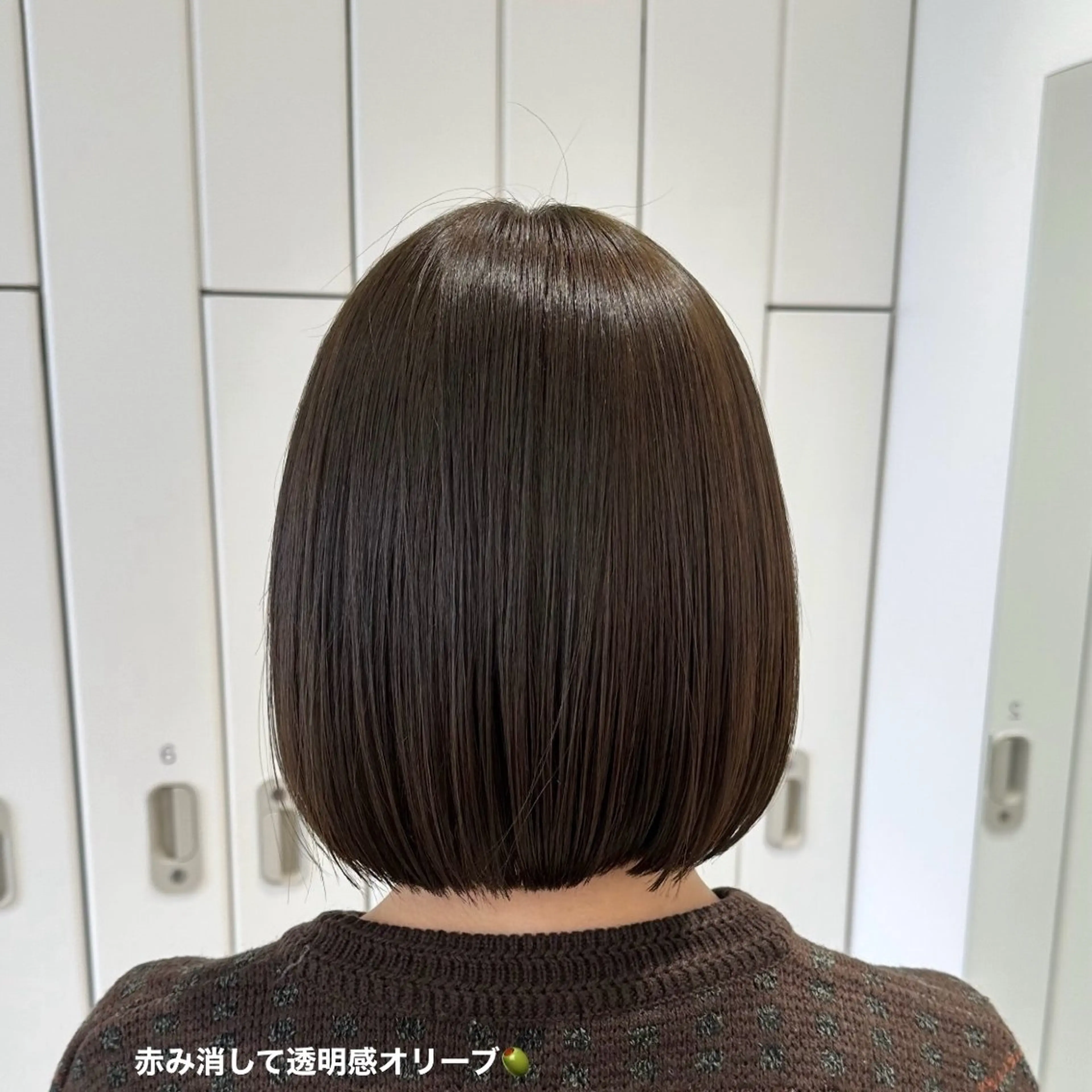 ミディアム カラー オリーブカラー ヘアカラー トリートメント 🫧もも🫧 ／パーマ/似合わせ/のヘアスタイル