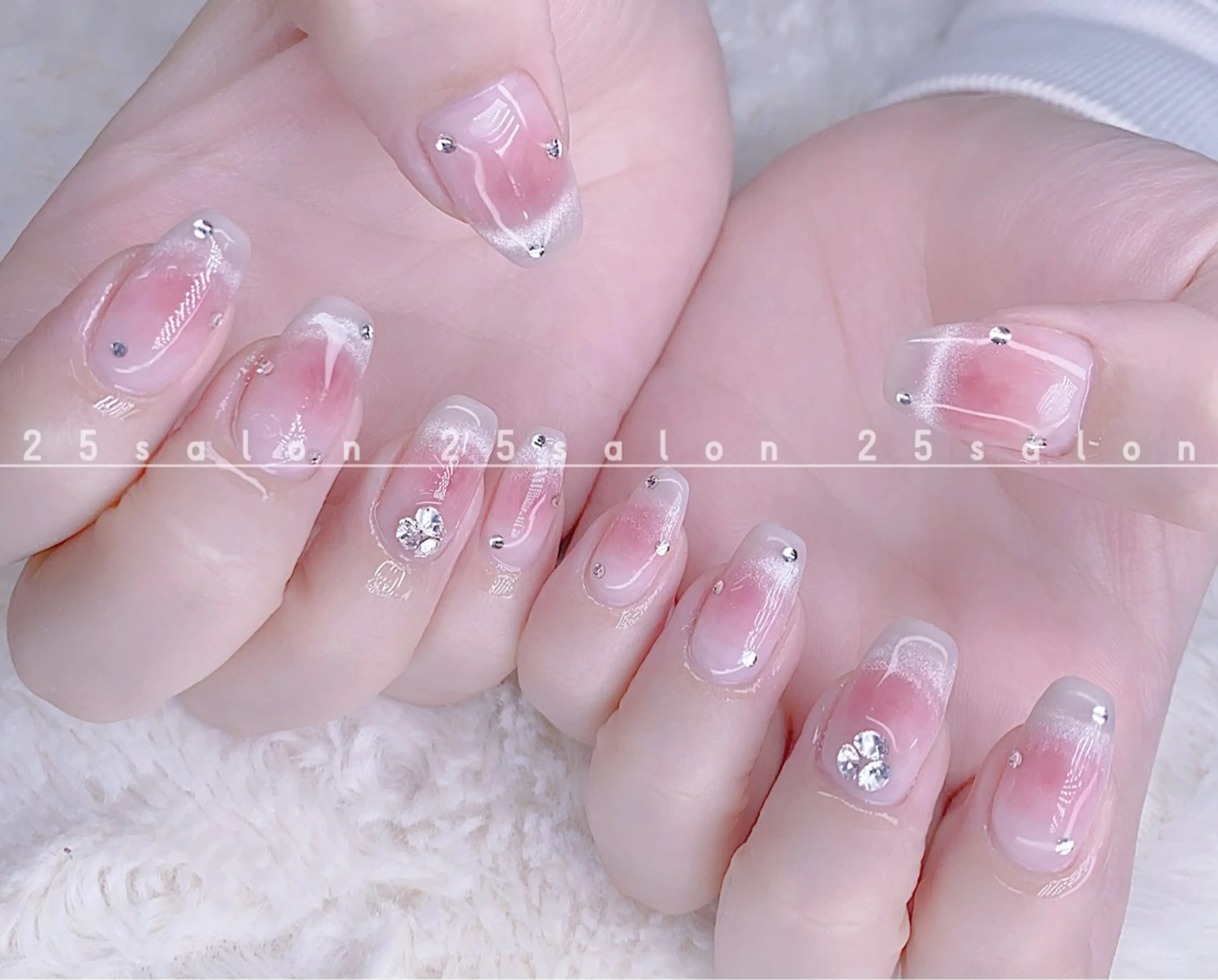 ネイル ジェルネイル 韓国ネイル ニュアンスネイル パラジェル ワンホンネイル 2 5のマツエク・マツパデザイン