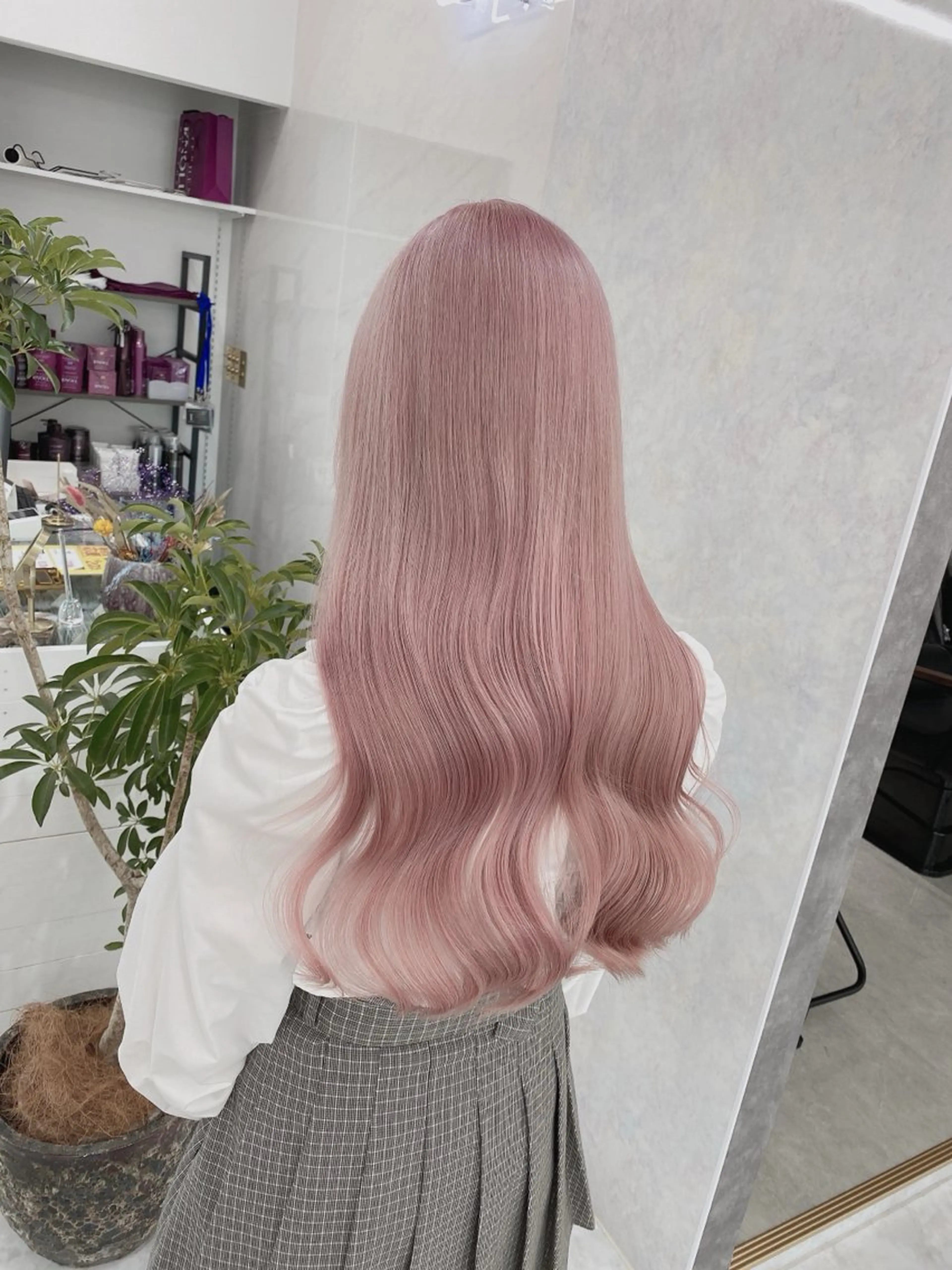 ロング カラー ヘアアレンジ 𝐠𝐢𝐫𝐥𝐲 𝐦𝐨𝐝𝐞🖤のヘアスタイル